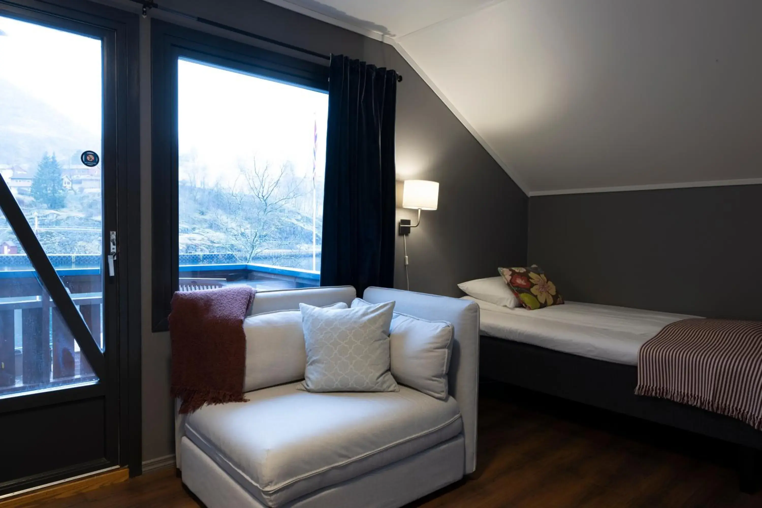 Bed in Flåmsbrygga Hotel Bed in Flåmsbrygga Hotel