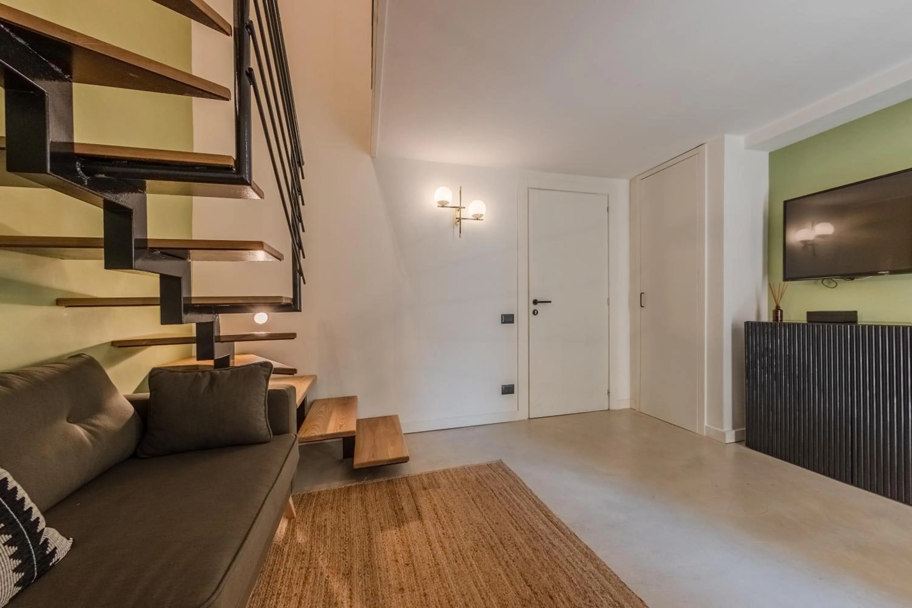 Seating area in ES Suites