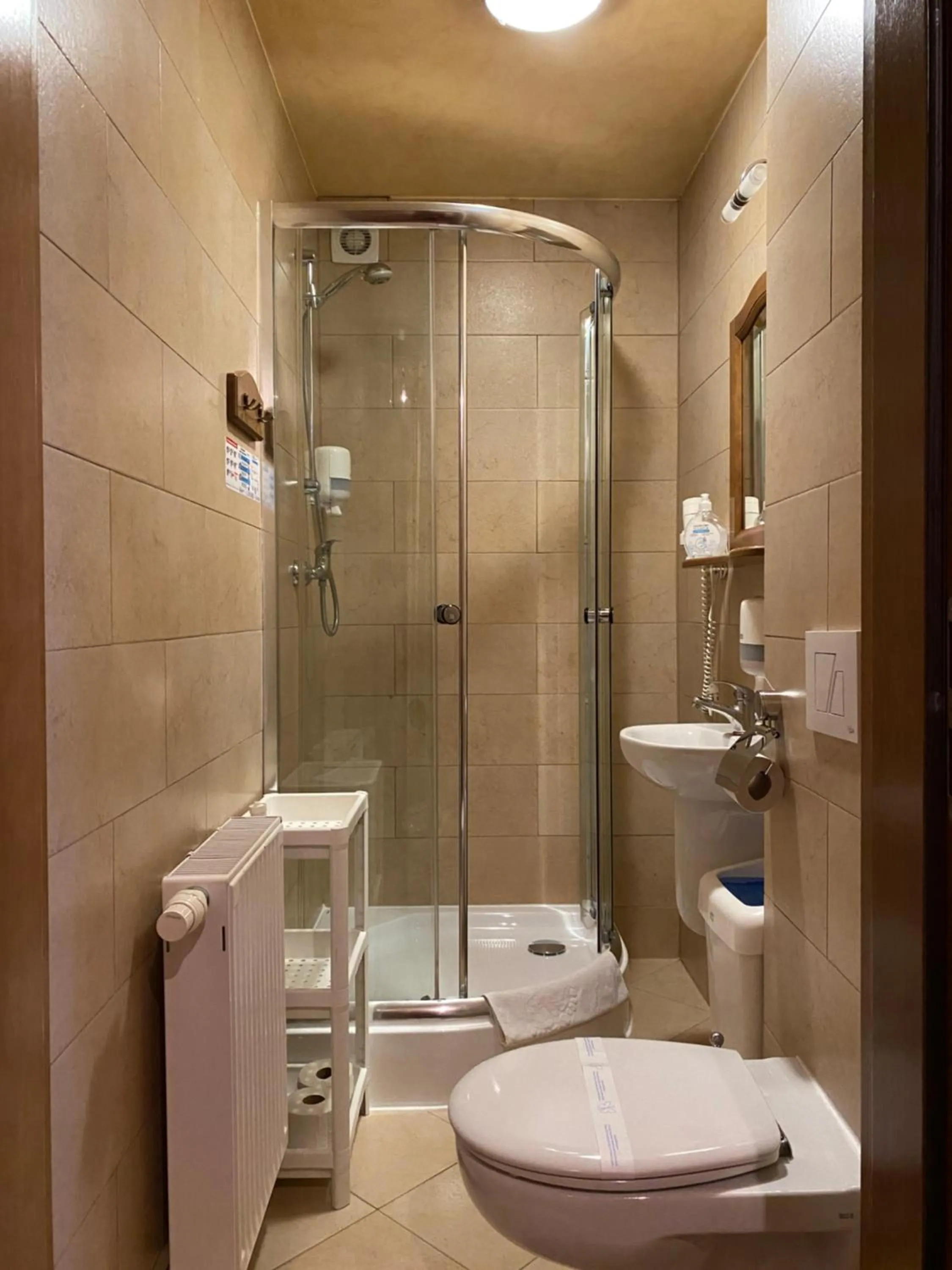 Shower in Hotel Dwór Karolówka