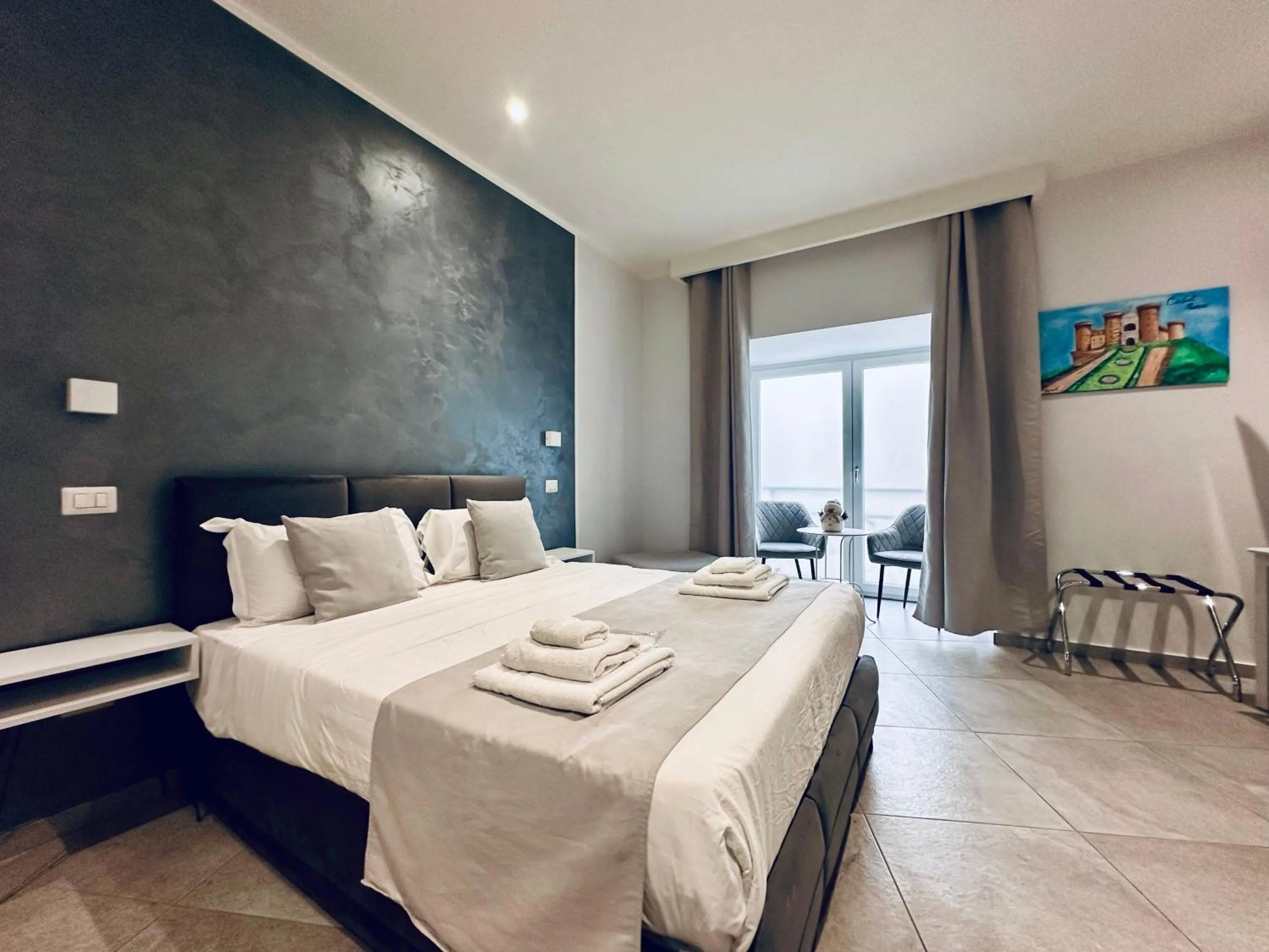 Photo of the whole room, Bed in B&B I Borbone