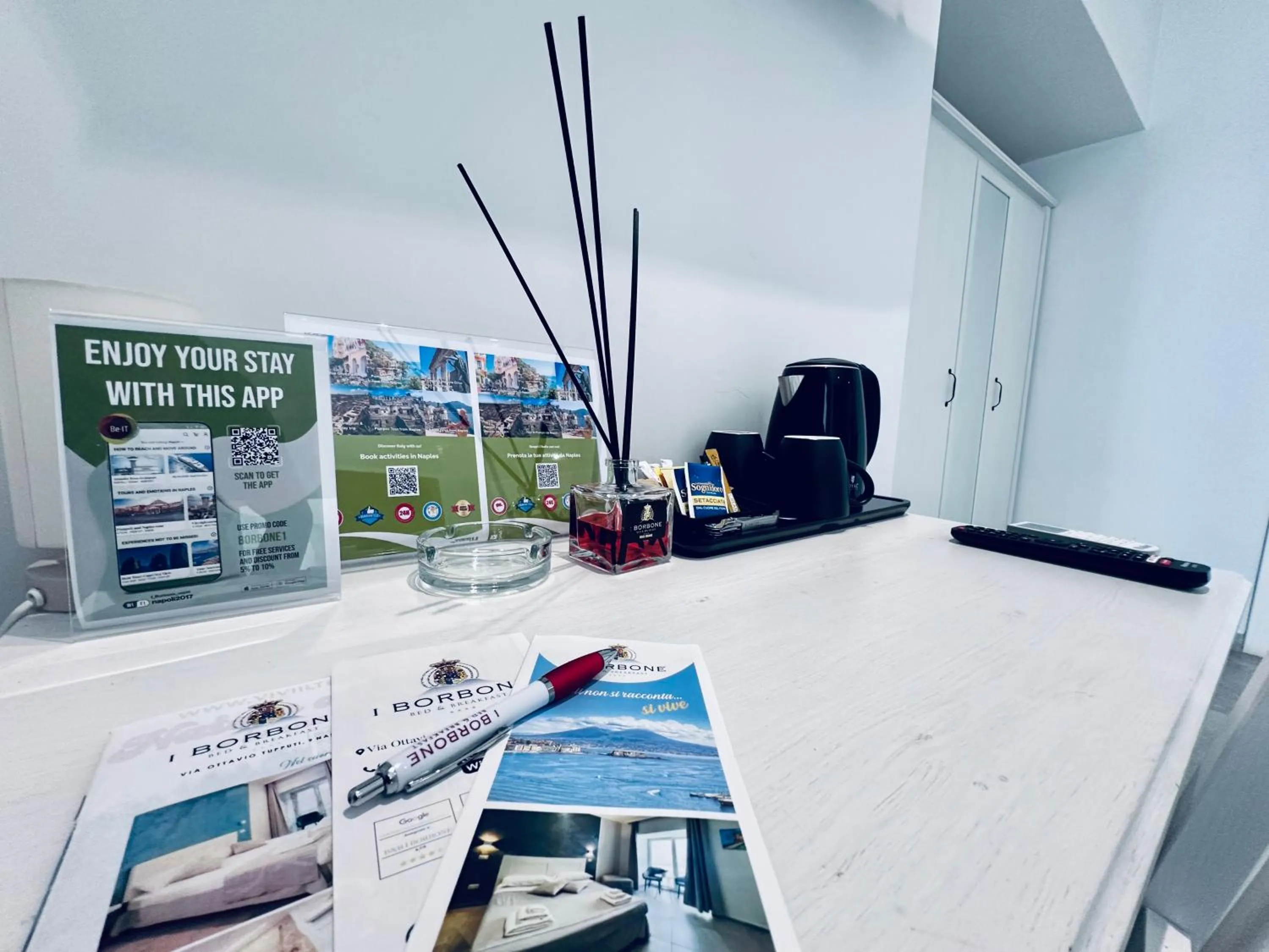 Lobby or reception in B&B I Borbone