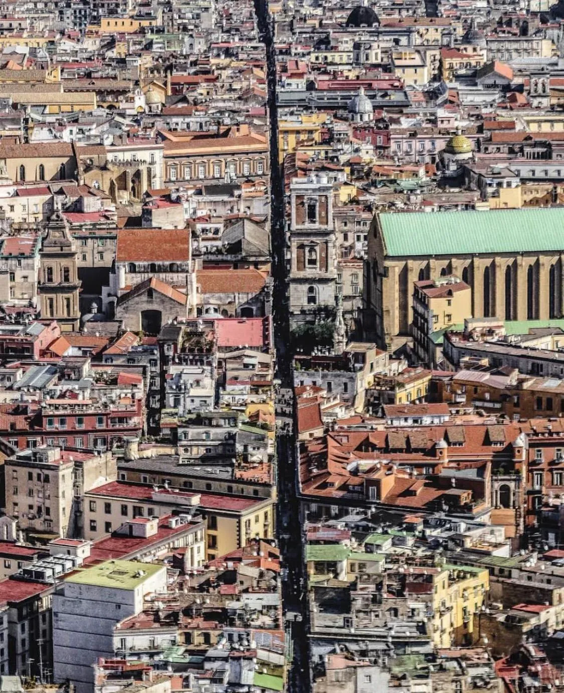 Bird's eye view in B&B I Borbone