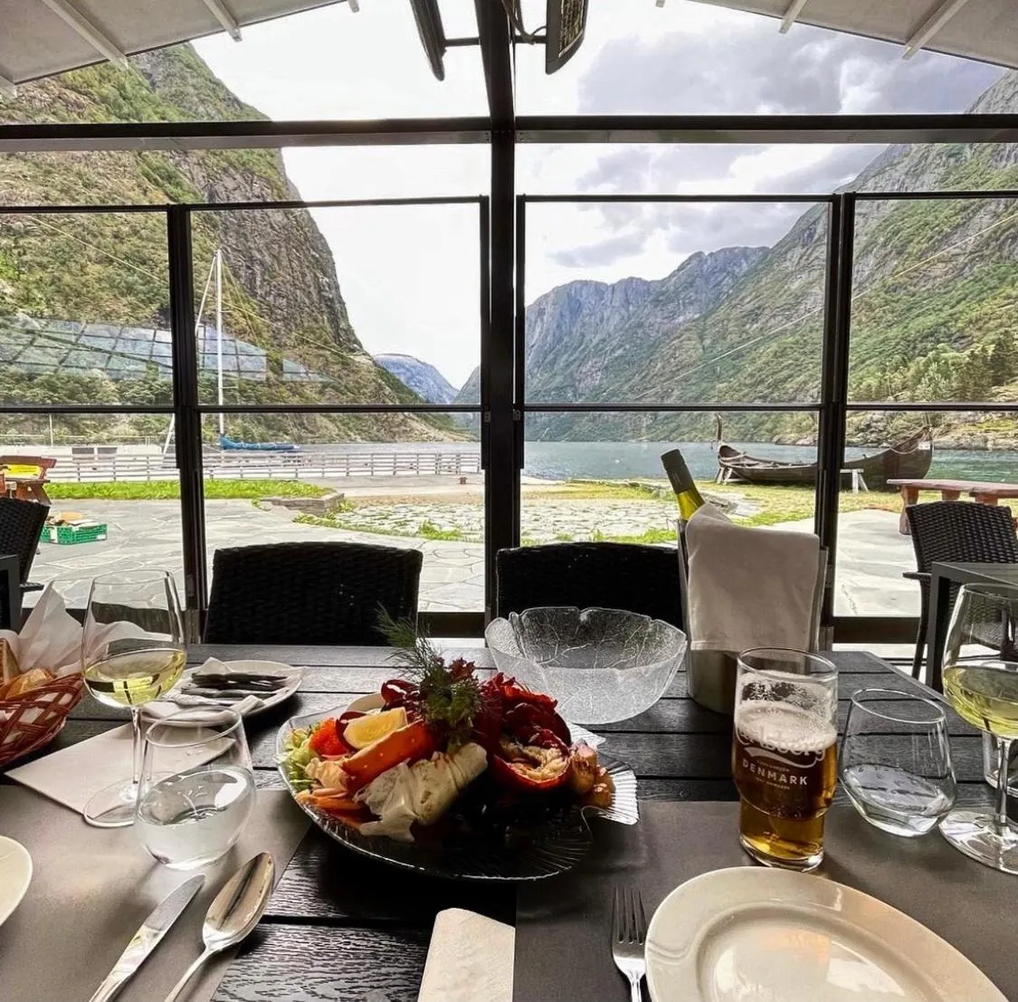 Restaurant/places to eat in Gudvangen Fjordtell