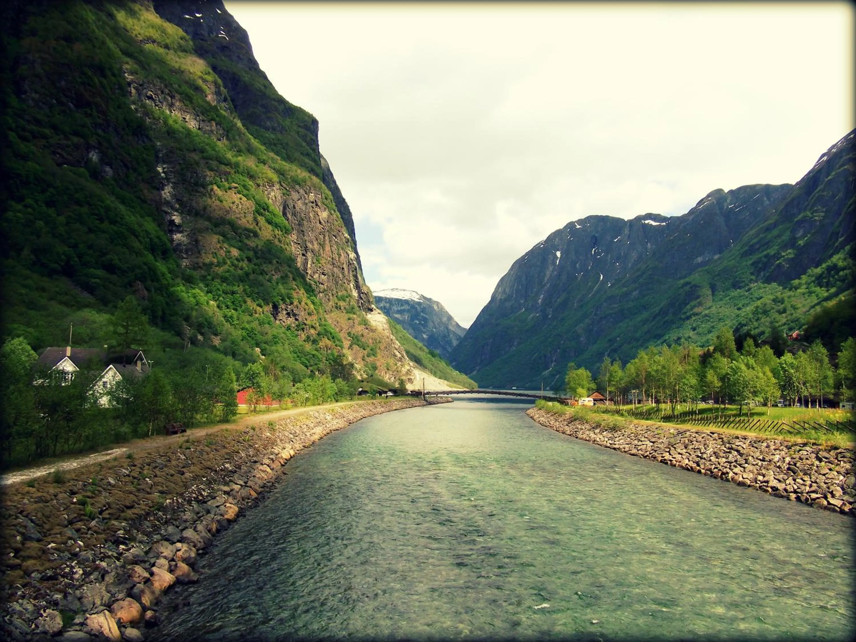 Natural landscape in Gudvangen Fjordtell