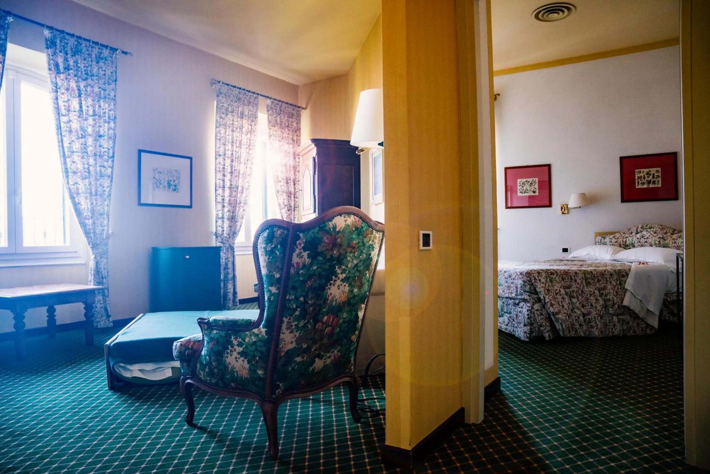 Bed in Relais Villa Pomela