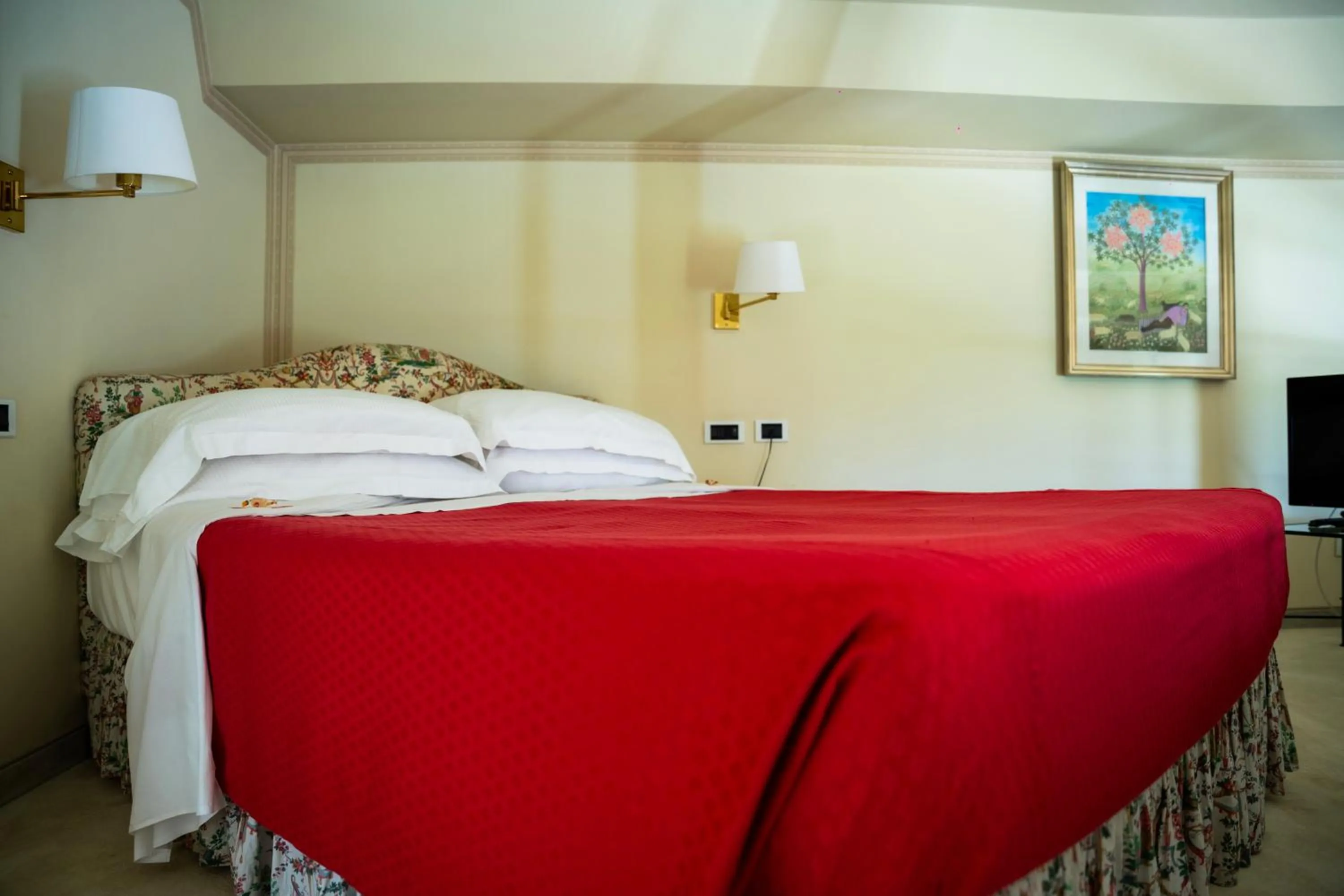 Bed in Relais Villa Pomela