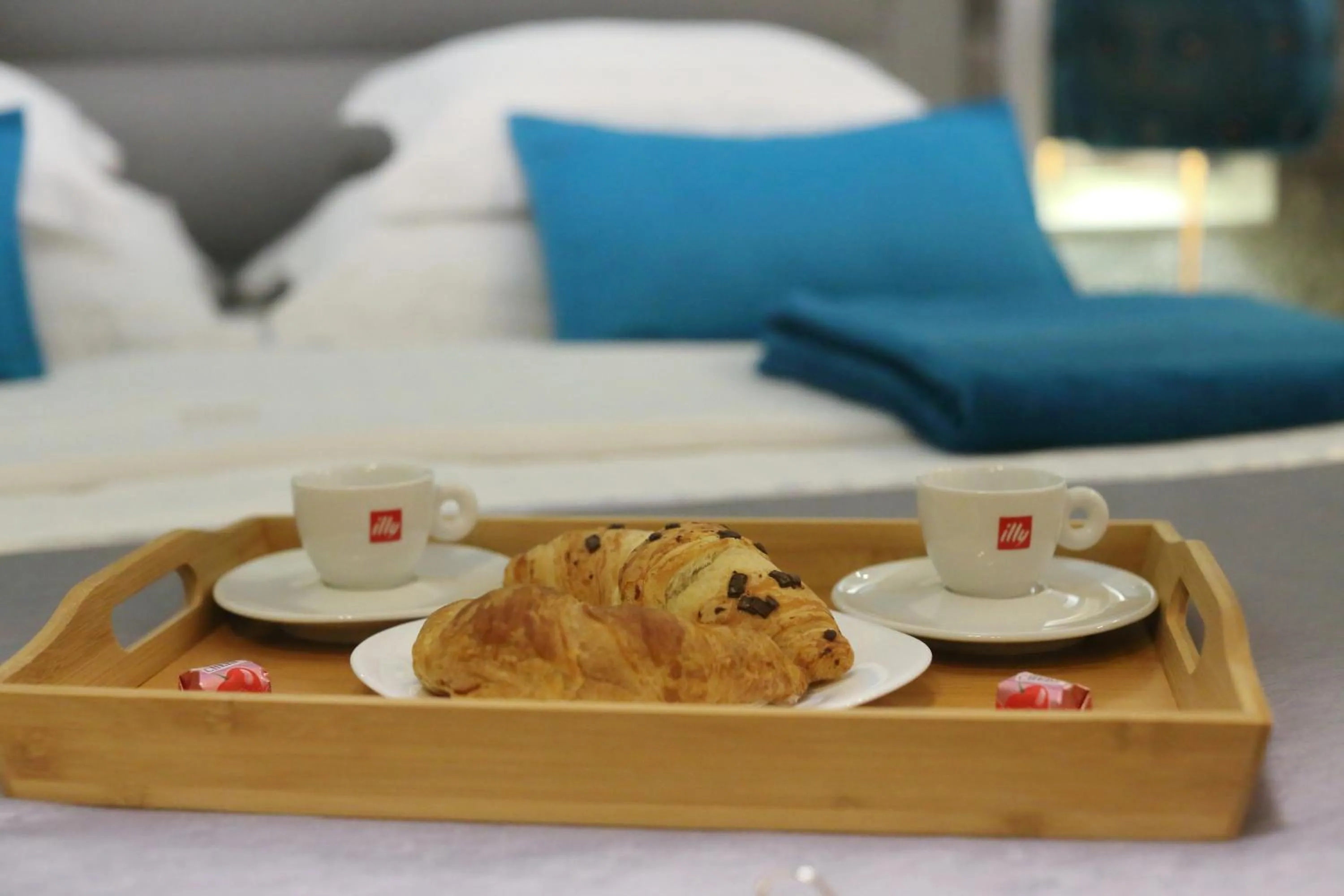 Breakfast, Bed in Luxury rooms Kadena