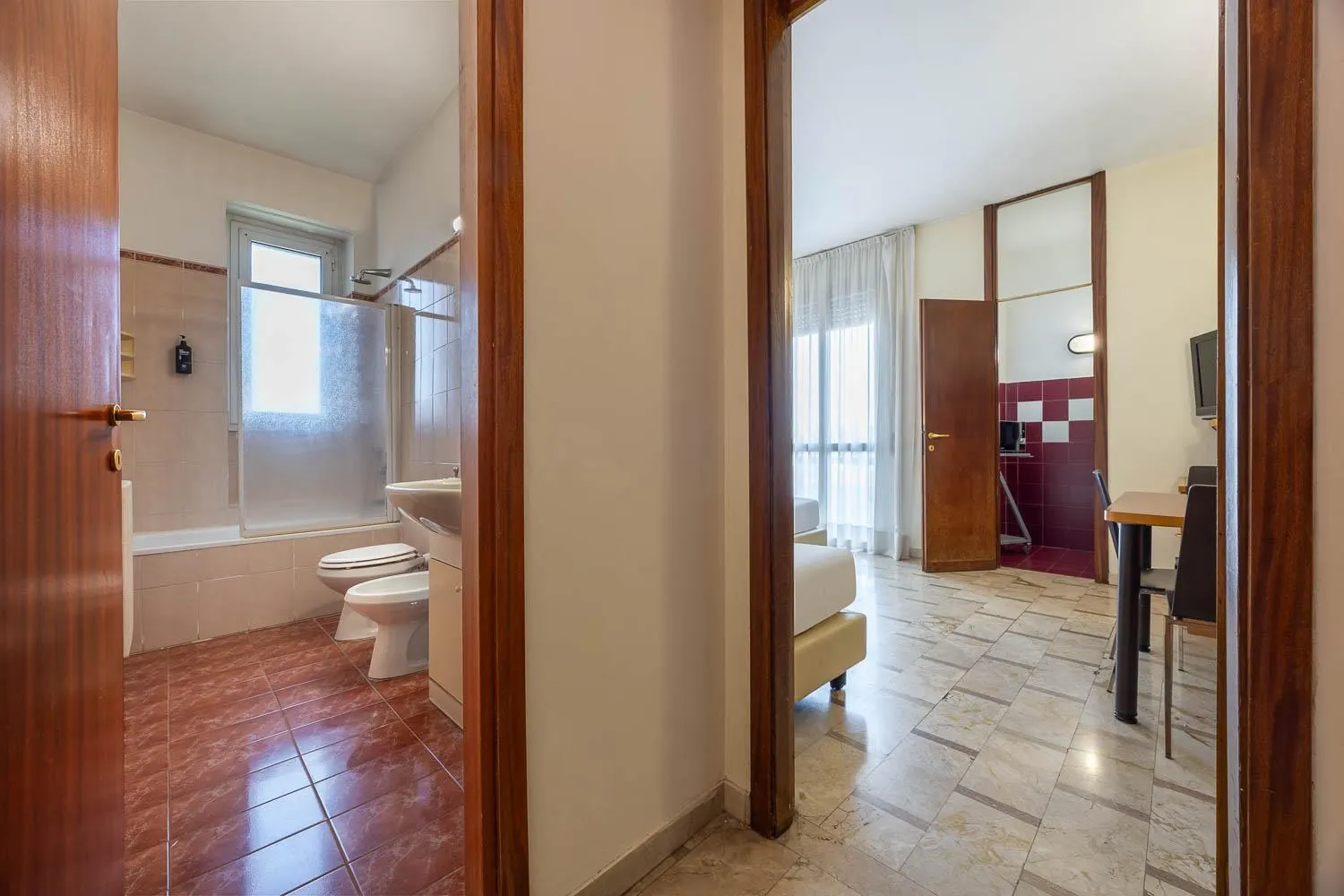 Bed in iH Hotels Milano ApartHotel Argonne Park