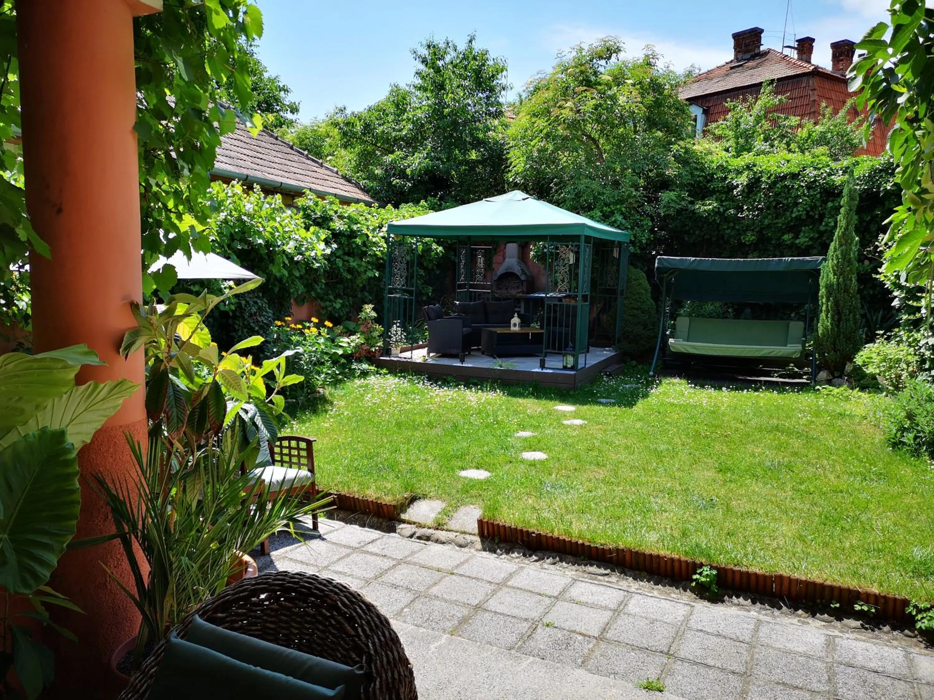 Garden in Villa-Hotel Escala