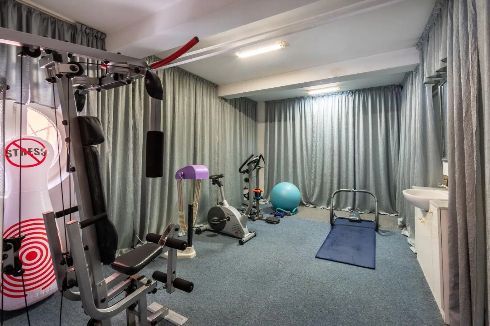 Fitness centre/facilities in Villa-Hotel Escala
