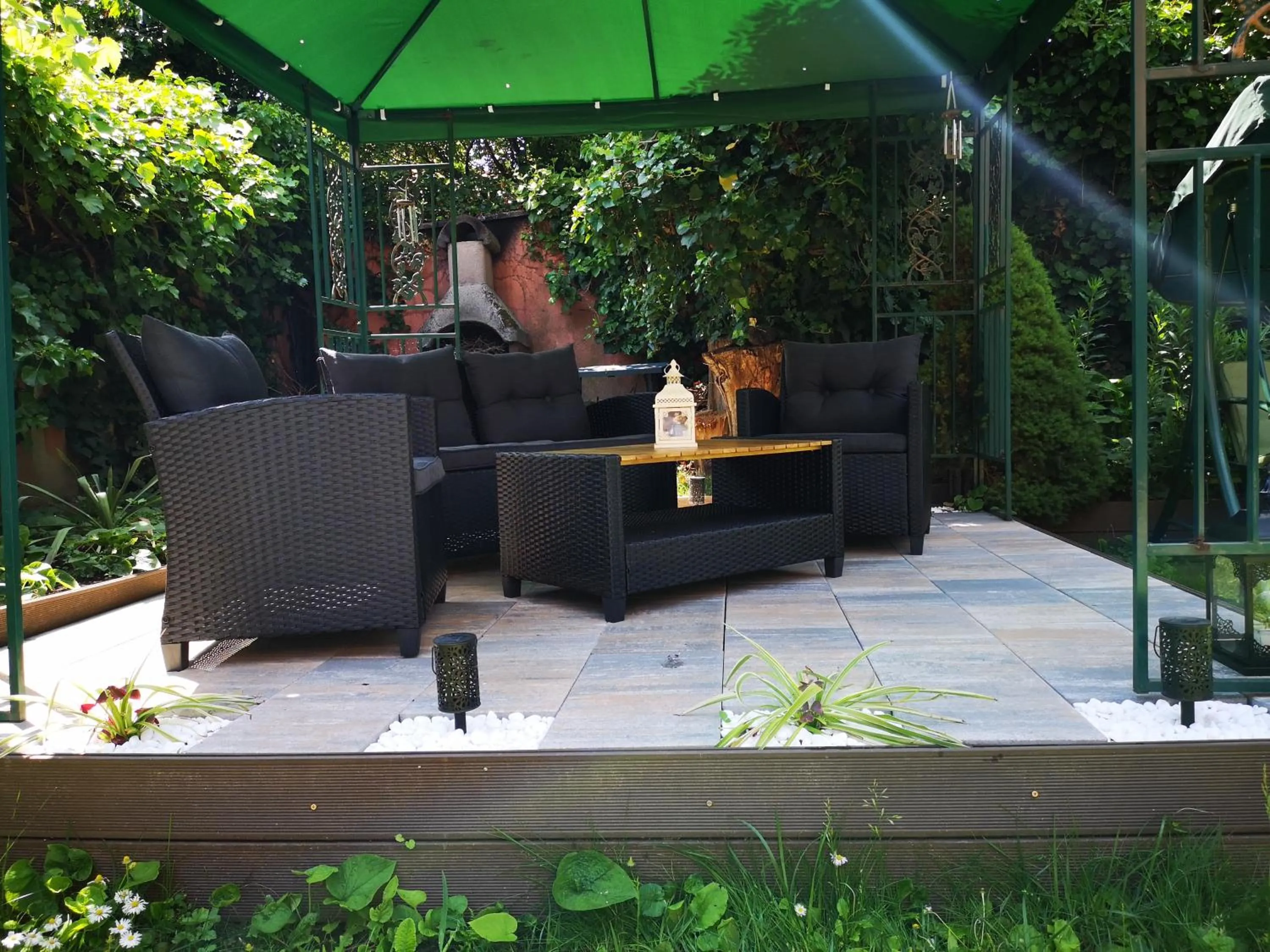 Seating area in Villa-Hotel Escala