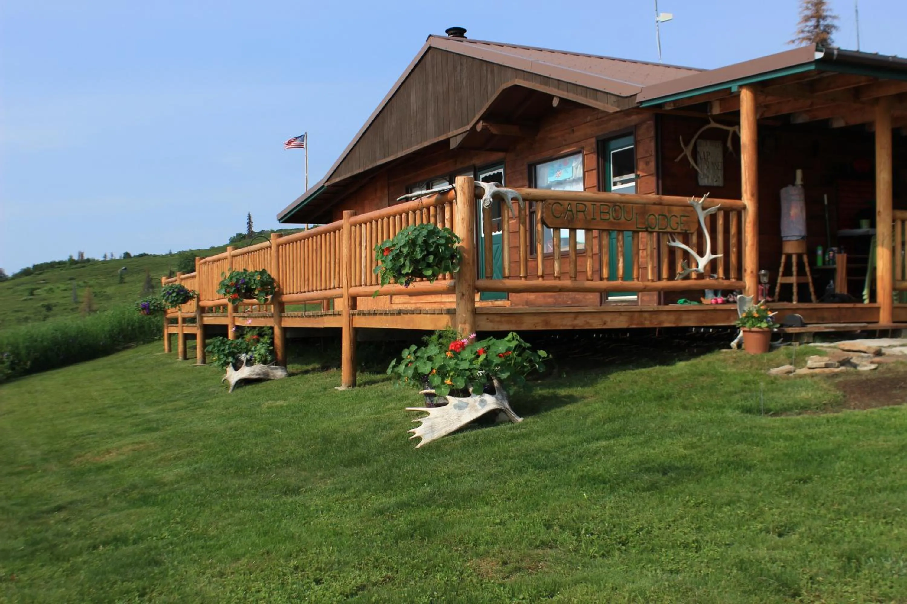 Facade/entrance in Caribou Lodge Alaska