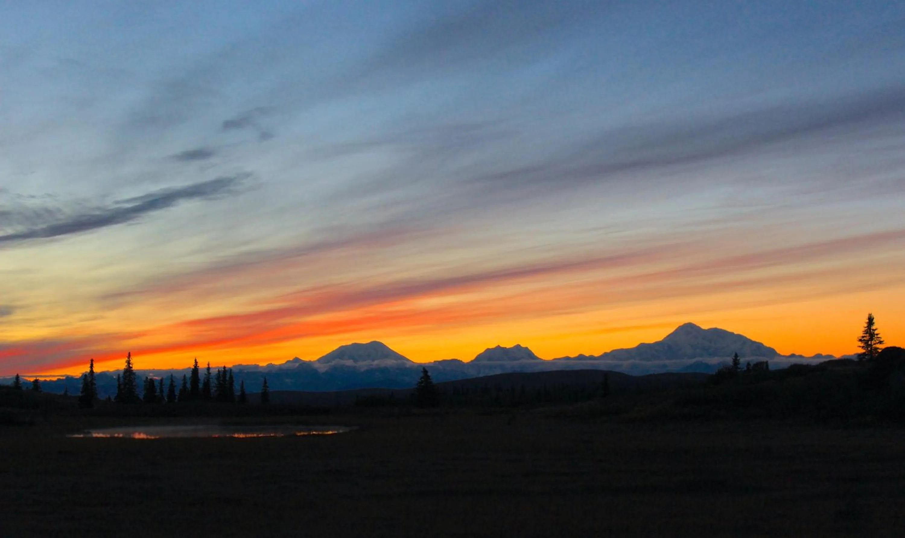 Natural landscape in Caribou Lodge Alaska