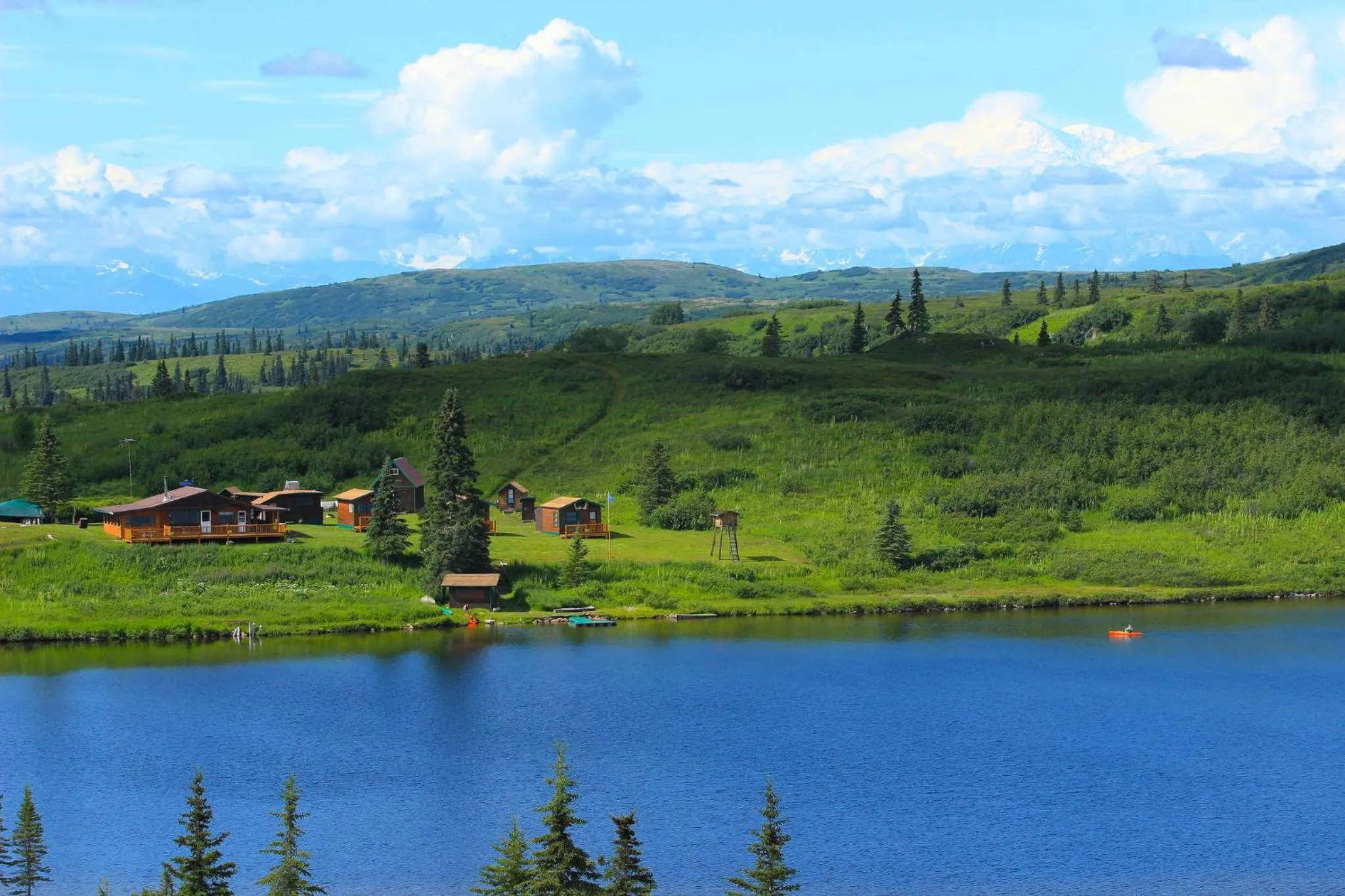 Spring in Caribou Lodge Alaska