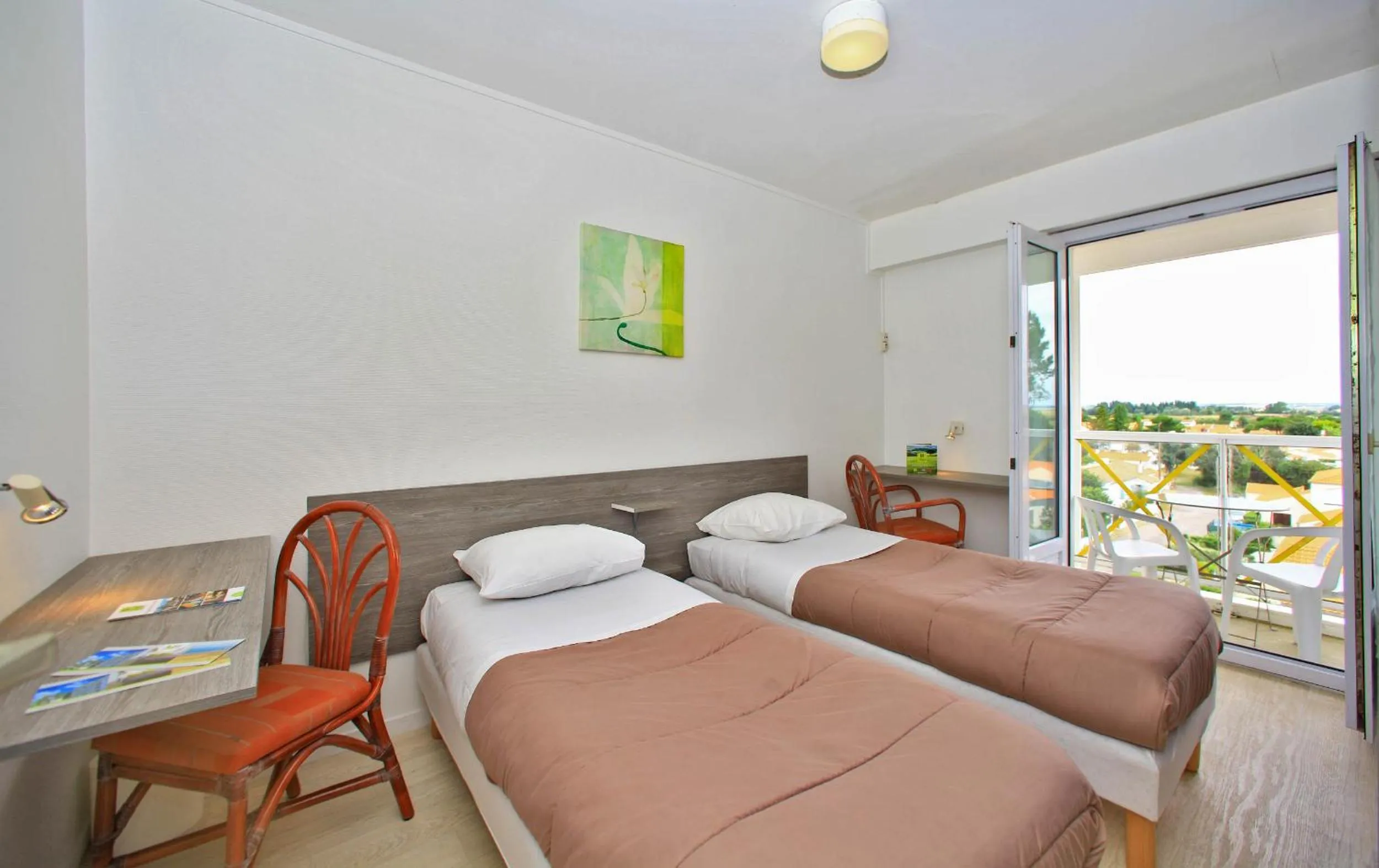 Bed in Logis Les Cols Verts