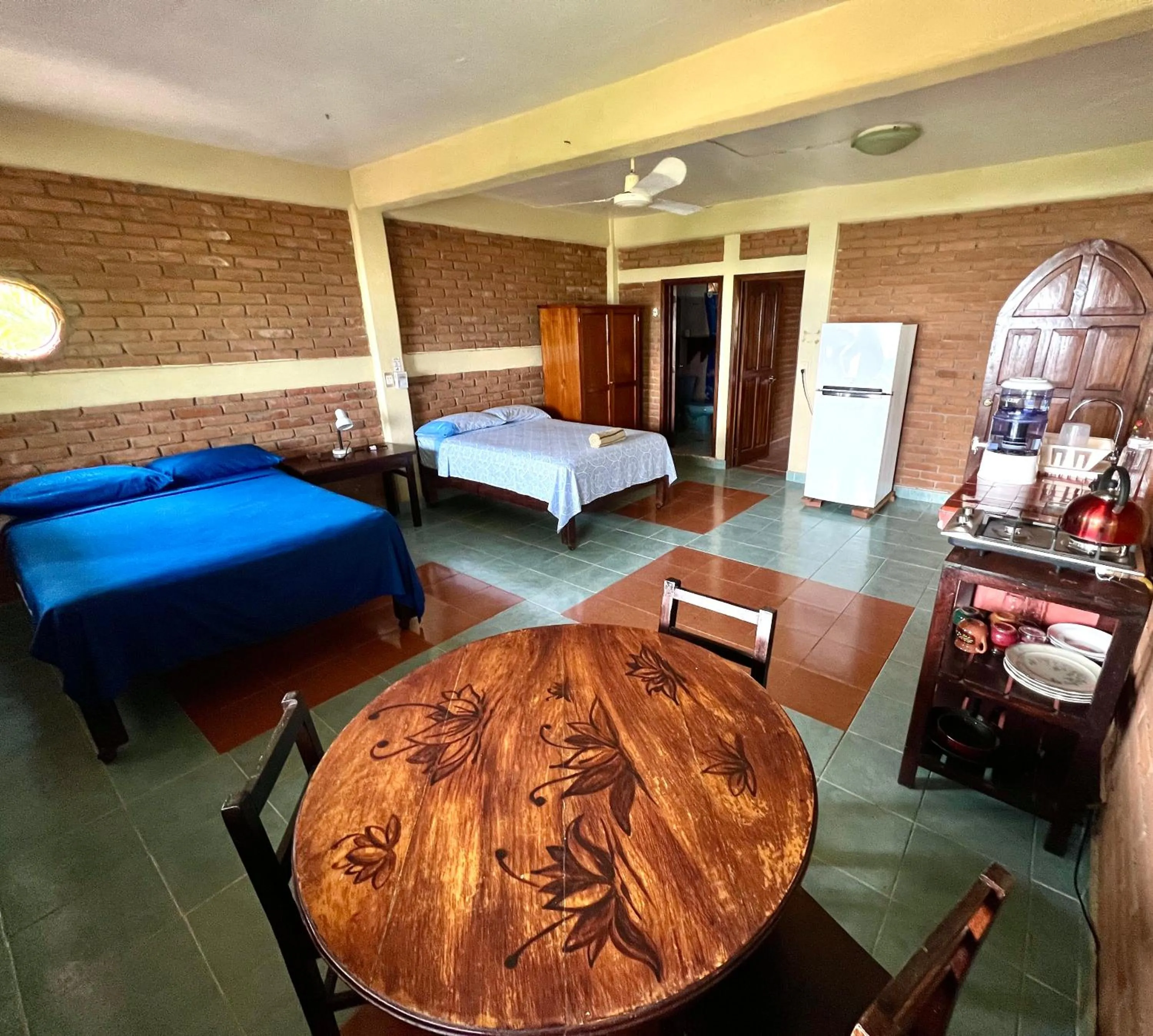 Bed in Ananda Guest House Yoga & Meditación