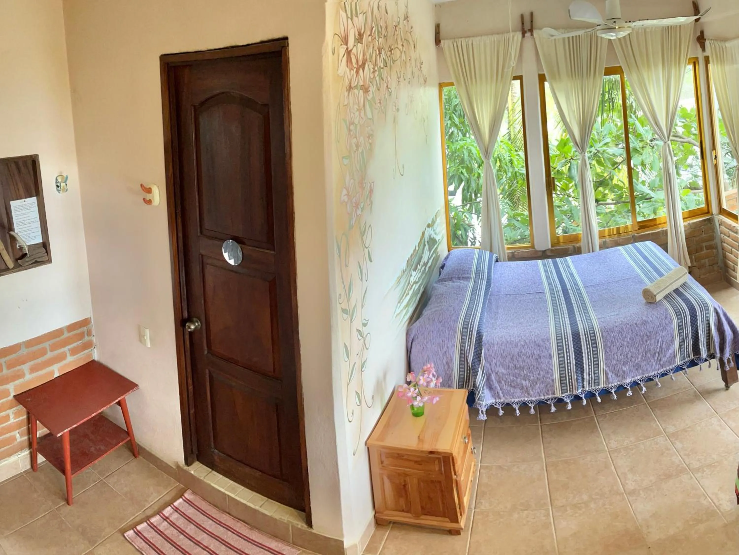Bed in Ananda Guest House Yoga & Meditación