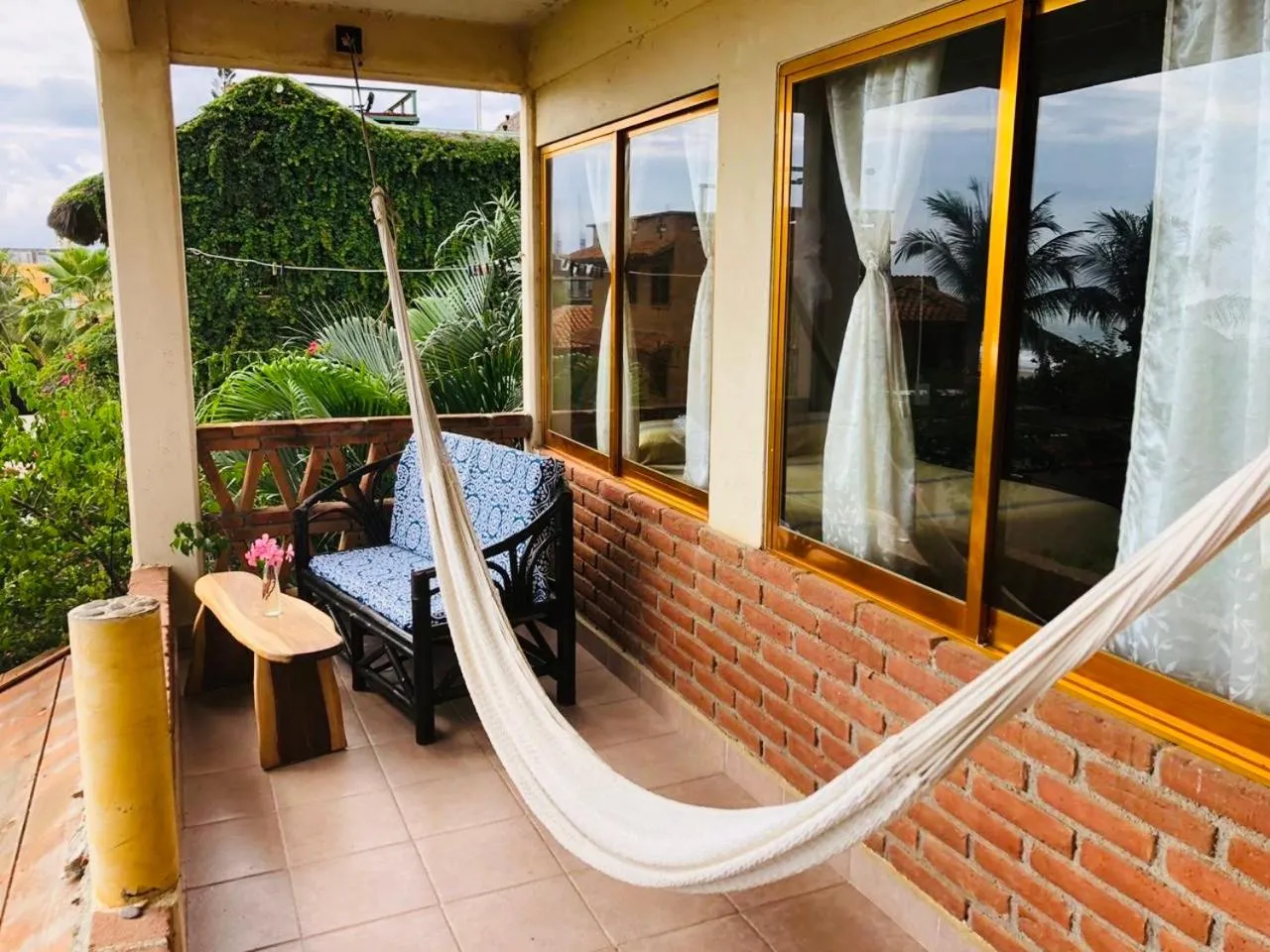 Balcony/Terrace in Ananda Guest House Yoga & Meditación
