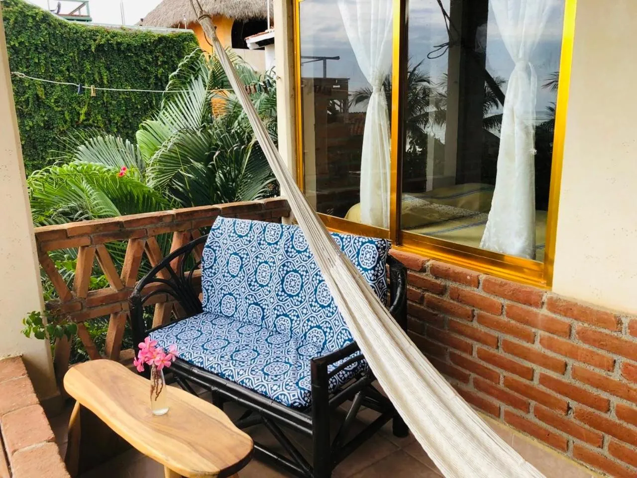 Balcony/Terrace in Ananda Guest House Yoga & Meditación