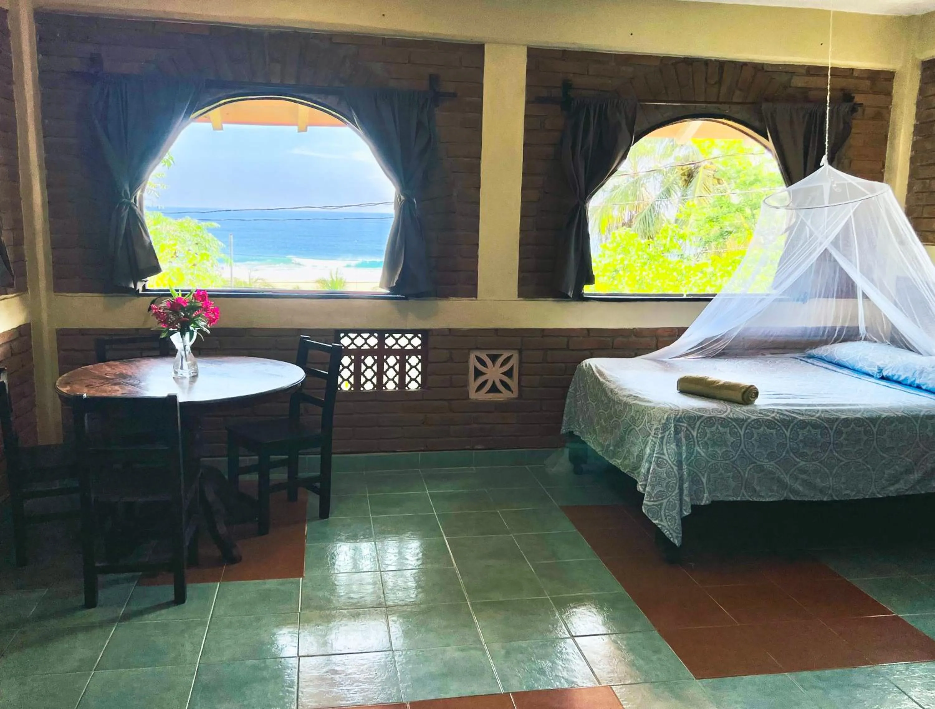 Bed in Ananda Guest House Yoga & Meditación