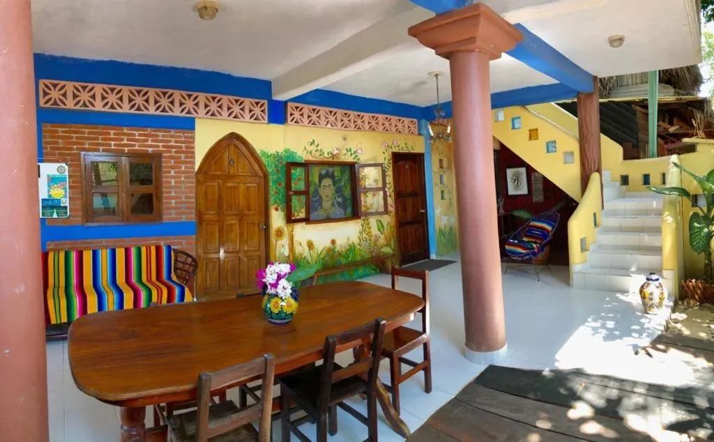 Patio in Ananda Guest House Yoga & Meditación