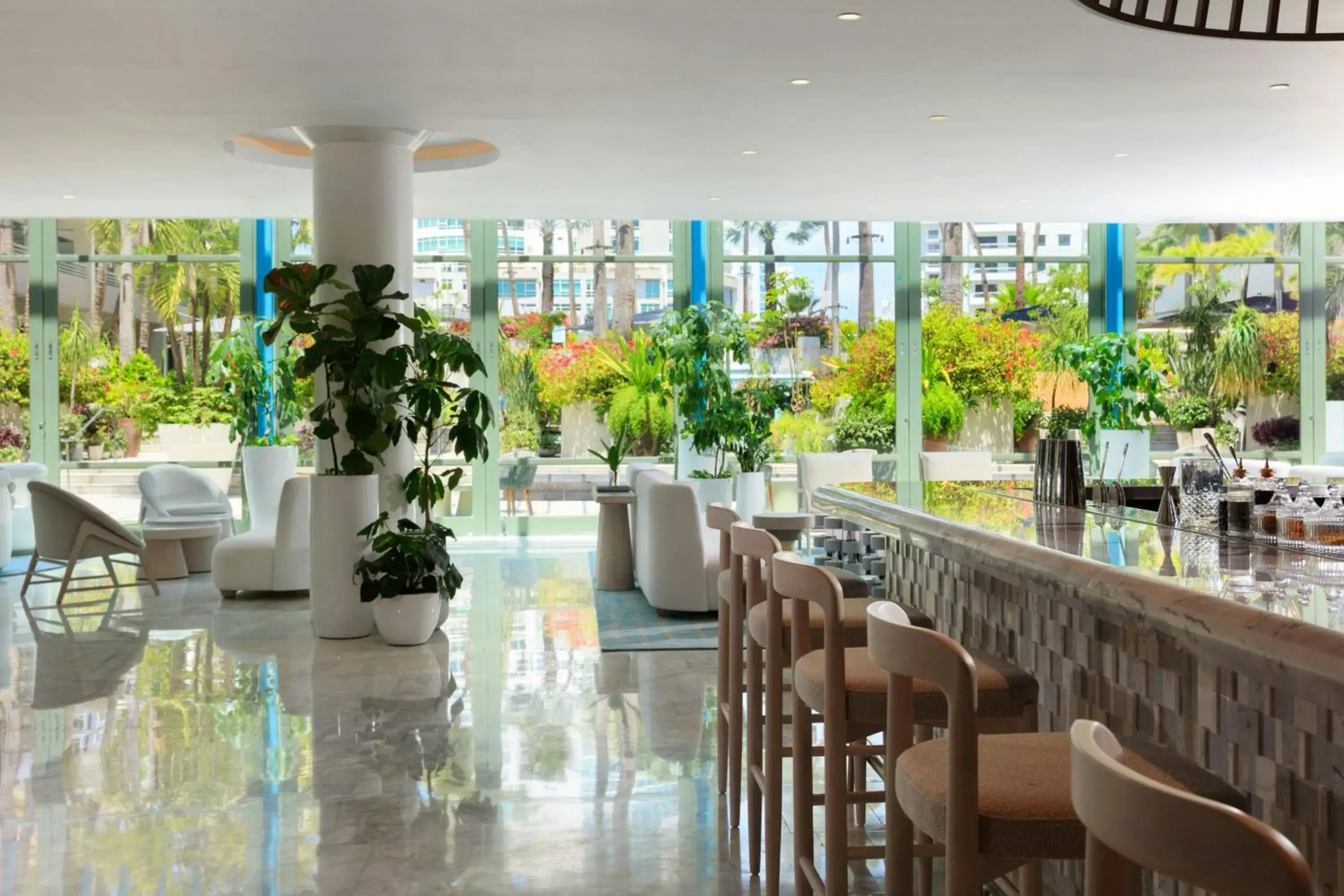 Lobby or reception in La Concha Resort, Puerto Rico, Autograph Collection Lobby or reception in La Concha Resort, Puerto Rico, Autograph Collection