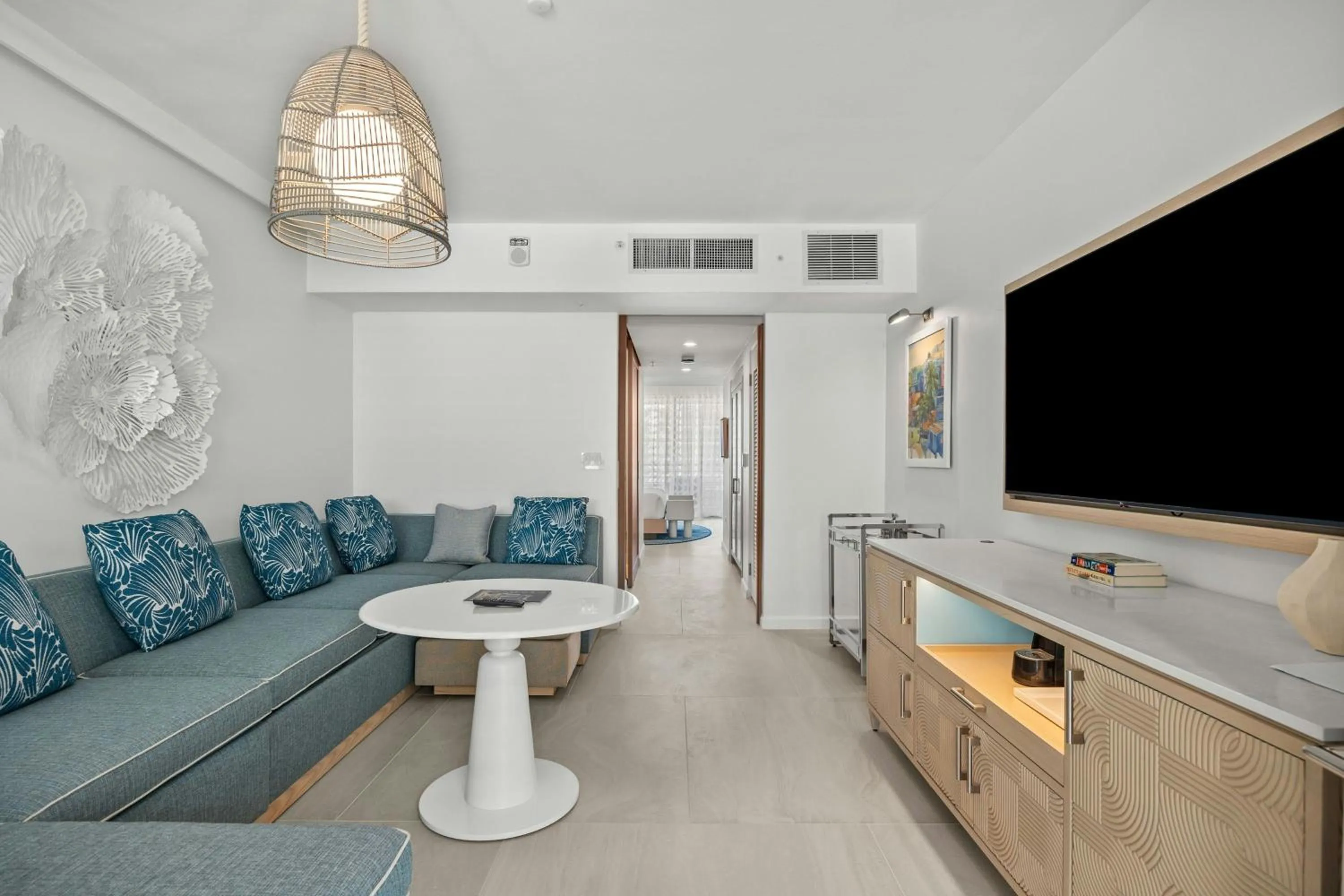 Living room in La Concha Resort, Puerto Rico, Autograph Collection