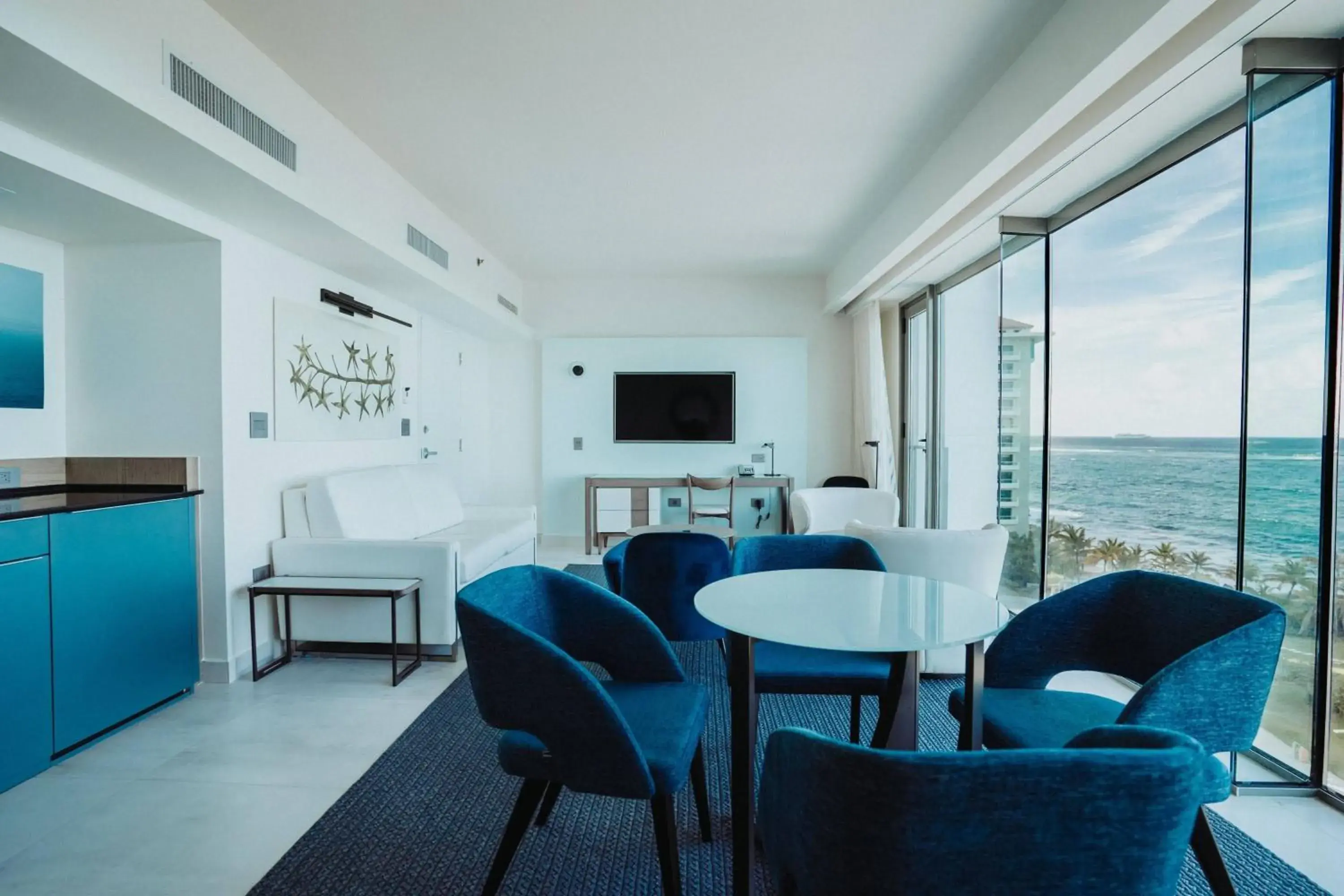 Living room in La Concha Resort, Puerto Rico, Autograph Collection Living room in La Concha Resort, Puerto Rico, Autograph Collection