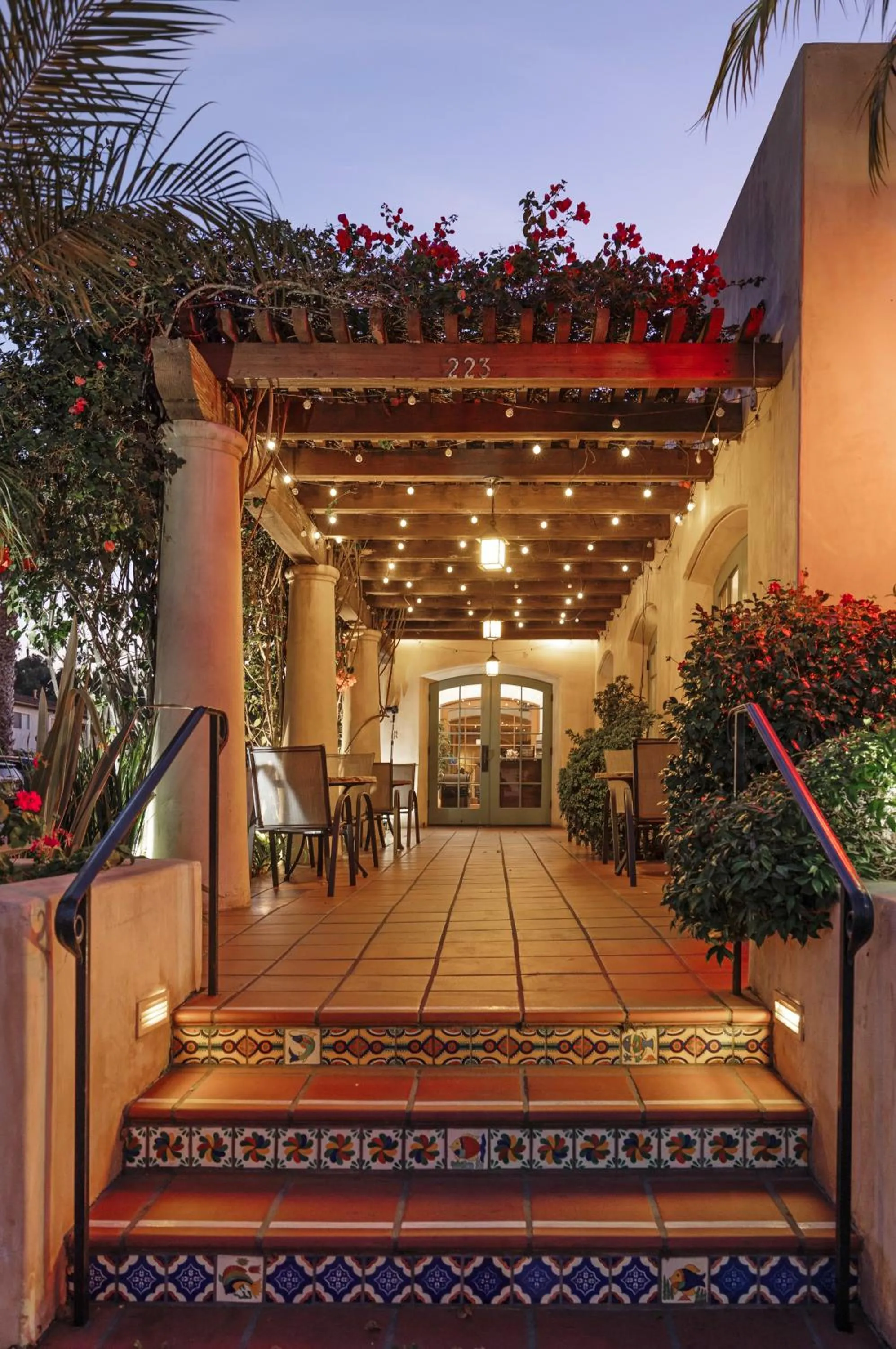 Patio in Brisas Del Mar Inn at the Beach