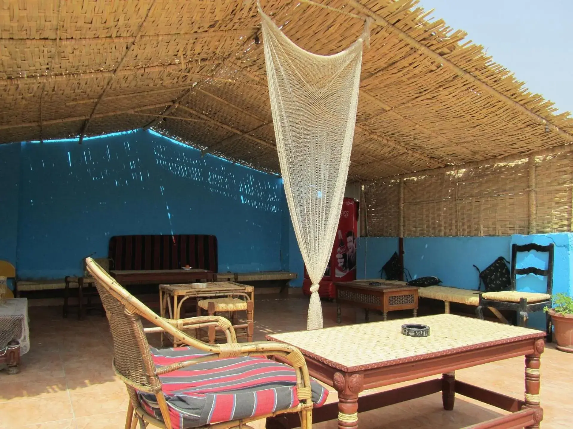 Patio in Arabian Nights Hostel