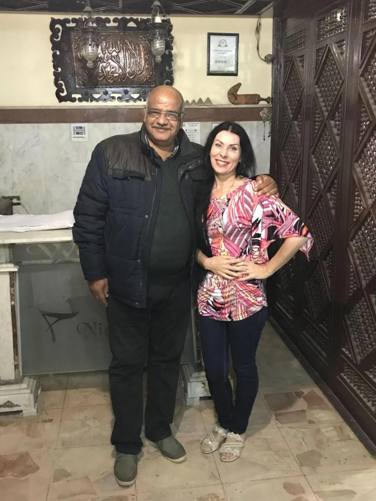 Lobby or reception in Arabian Nights Hostel