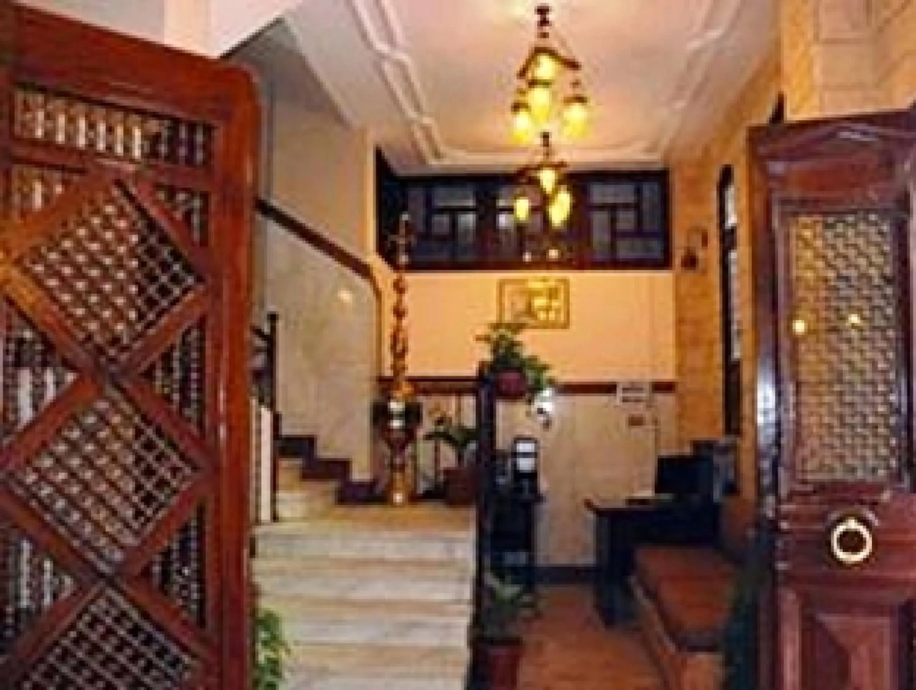 Lounge or bar, Lobby/Reception in Arabian Nights Hostel