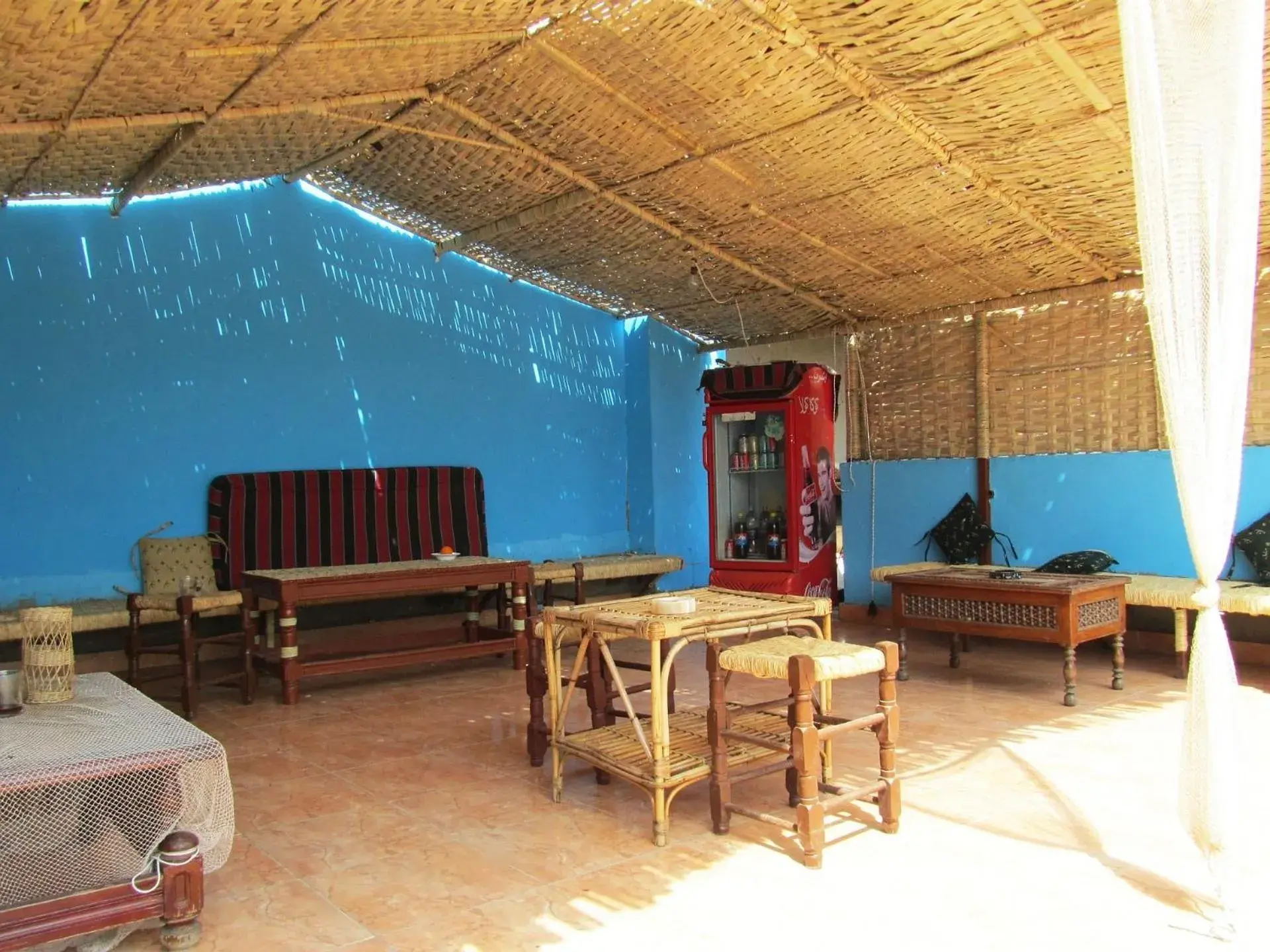 Patio in Arabian Nights Hostel