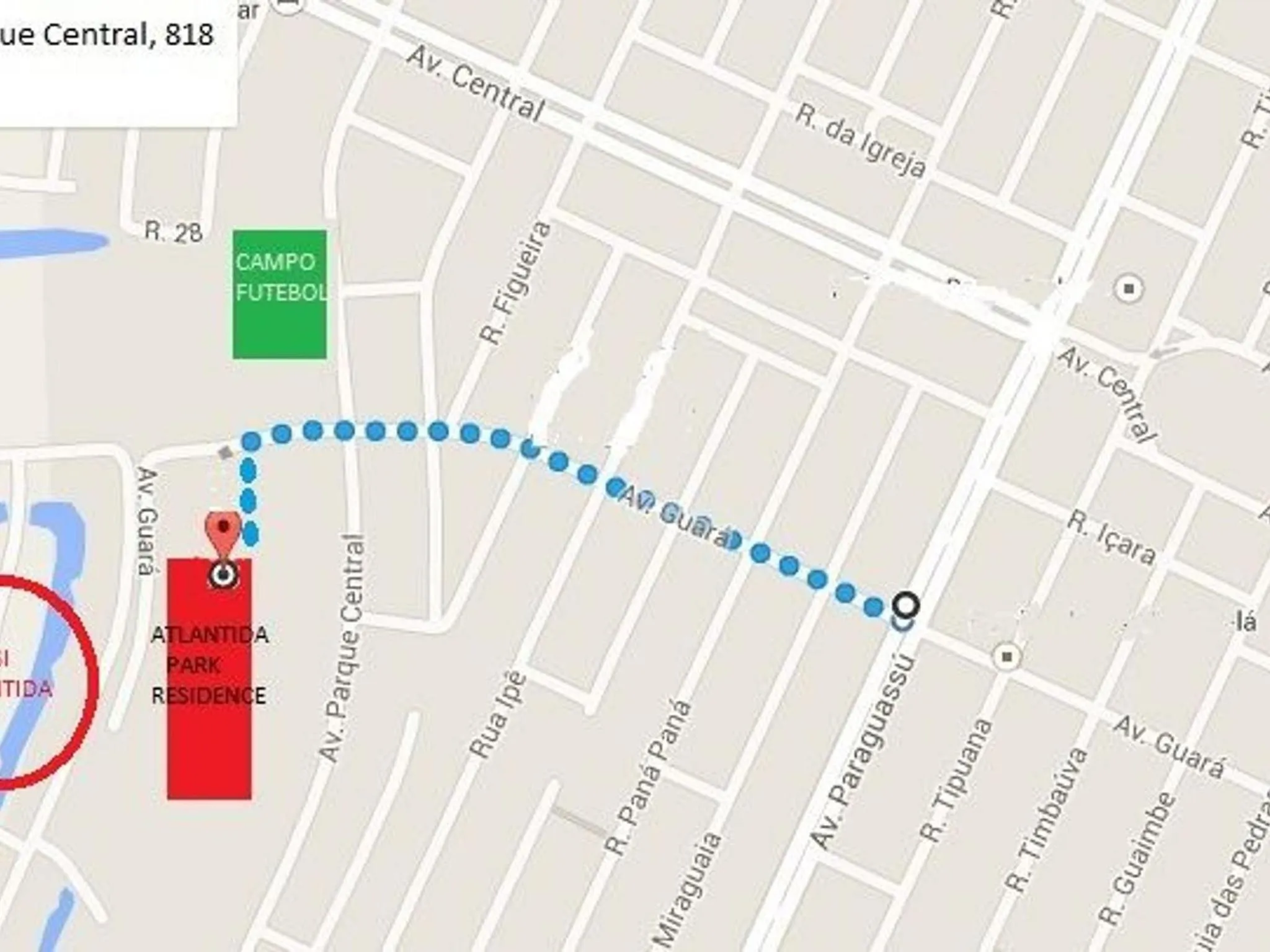 Bird's eye view in Atlantida Park Residence