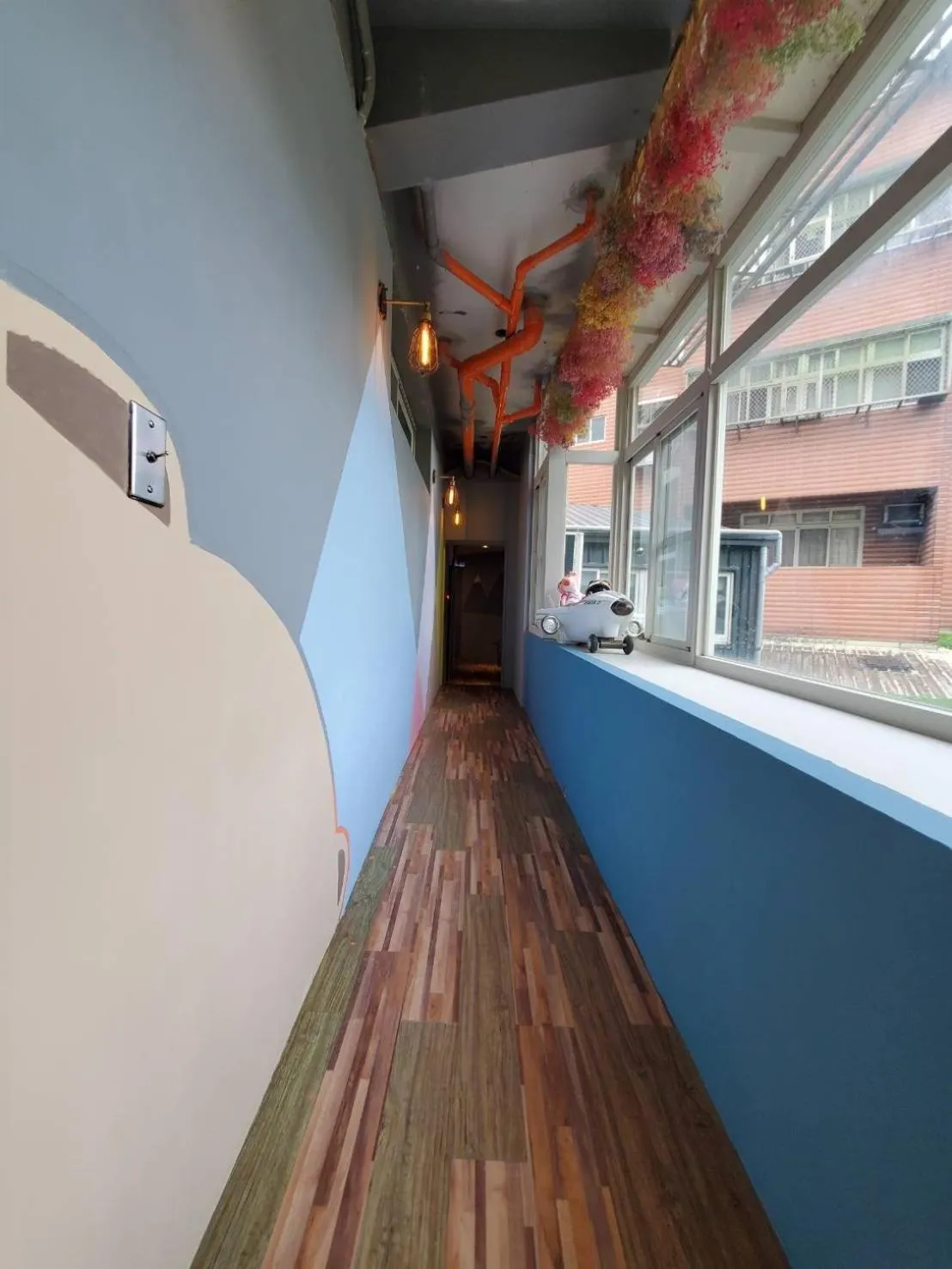 Decorative detail in Slow Wow Hot Spring Hotel