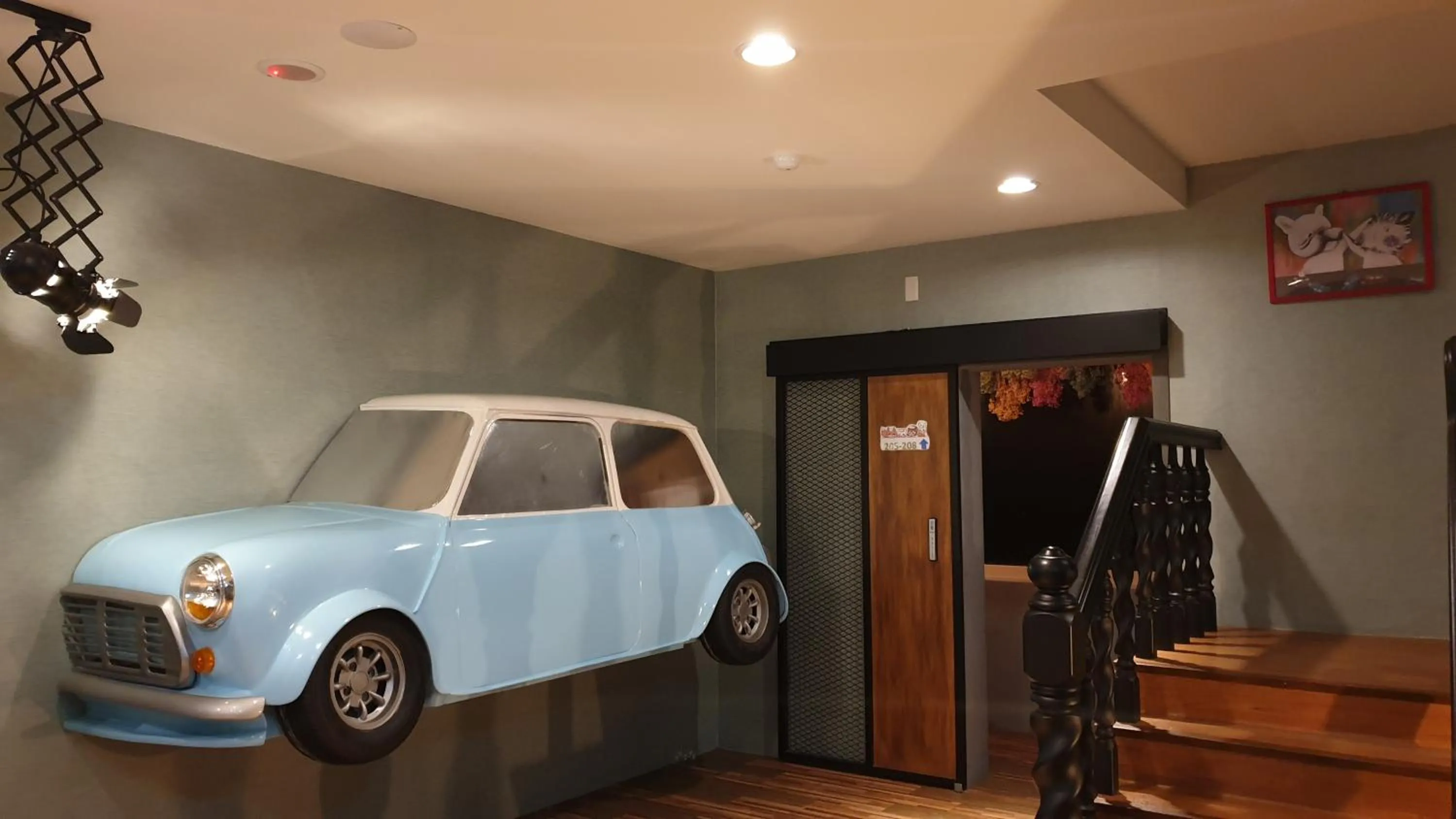 Decorative detail in Slow Wow Hot Spring Hotel