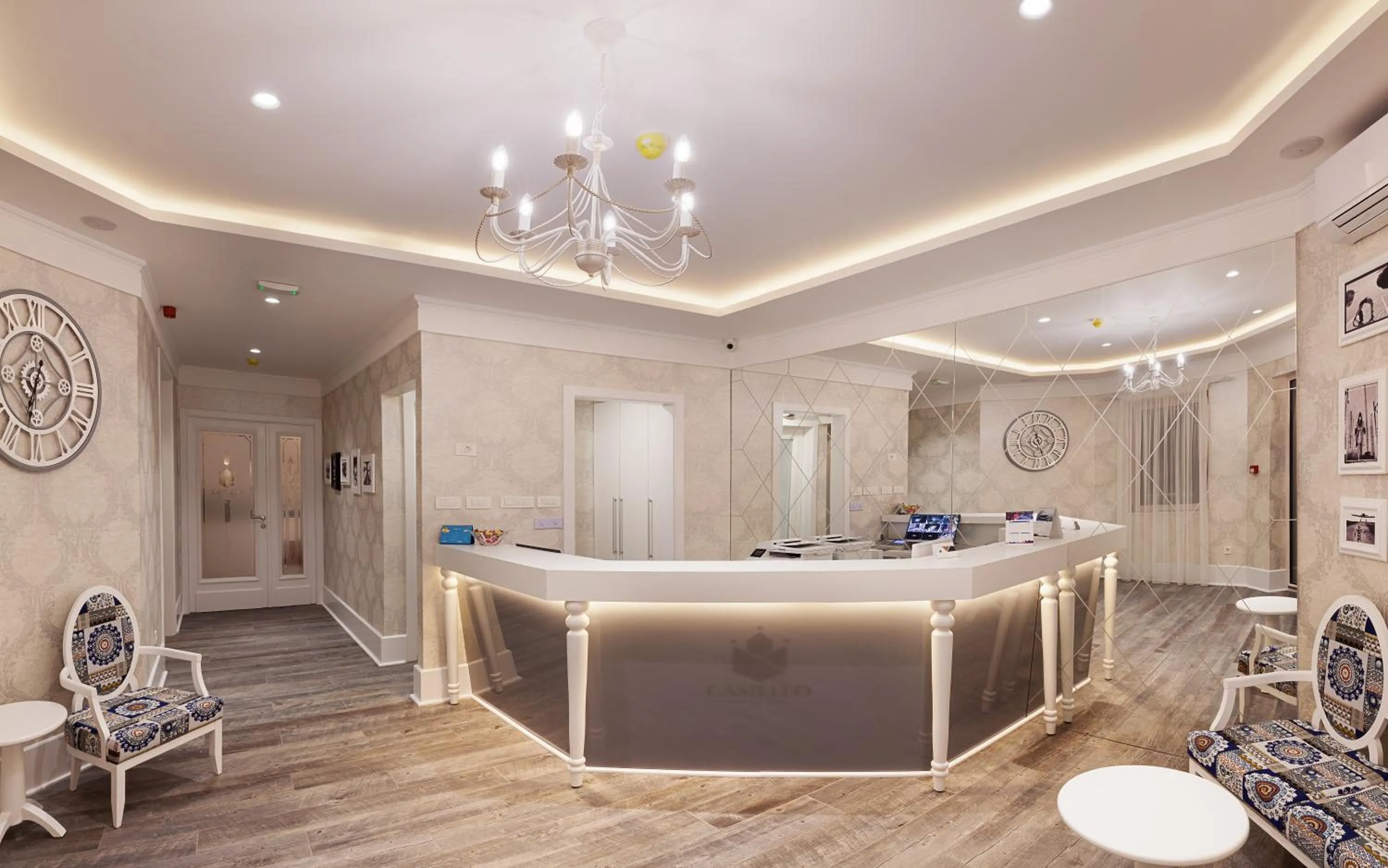 Lobby or reception in Castello Boutique Hotel