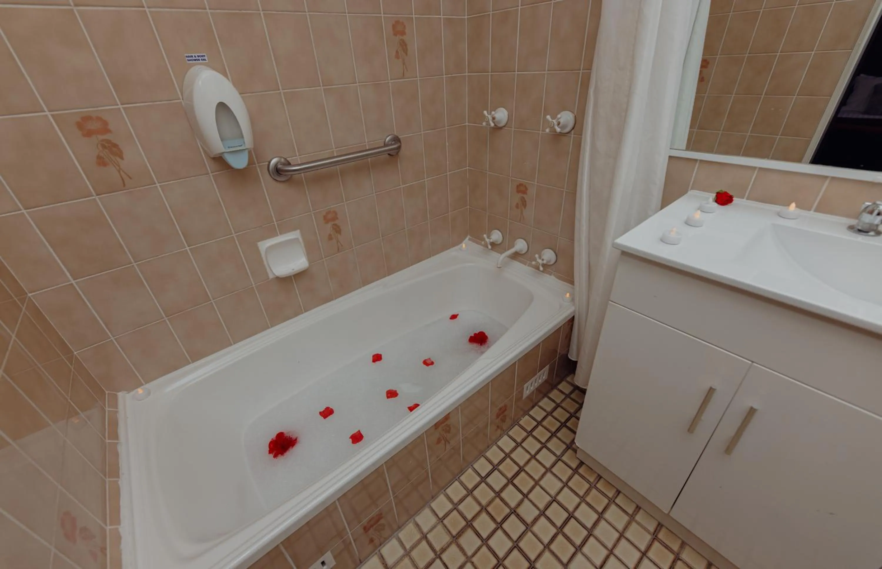 Bathroom in Cumberland Motor Inn