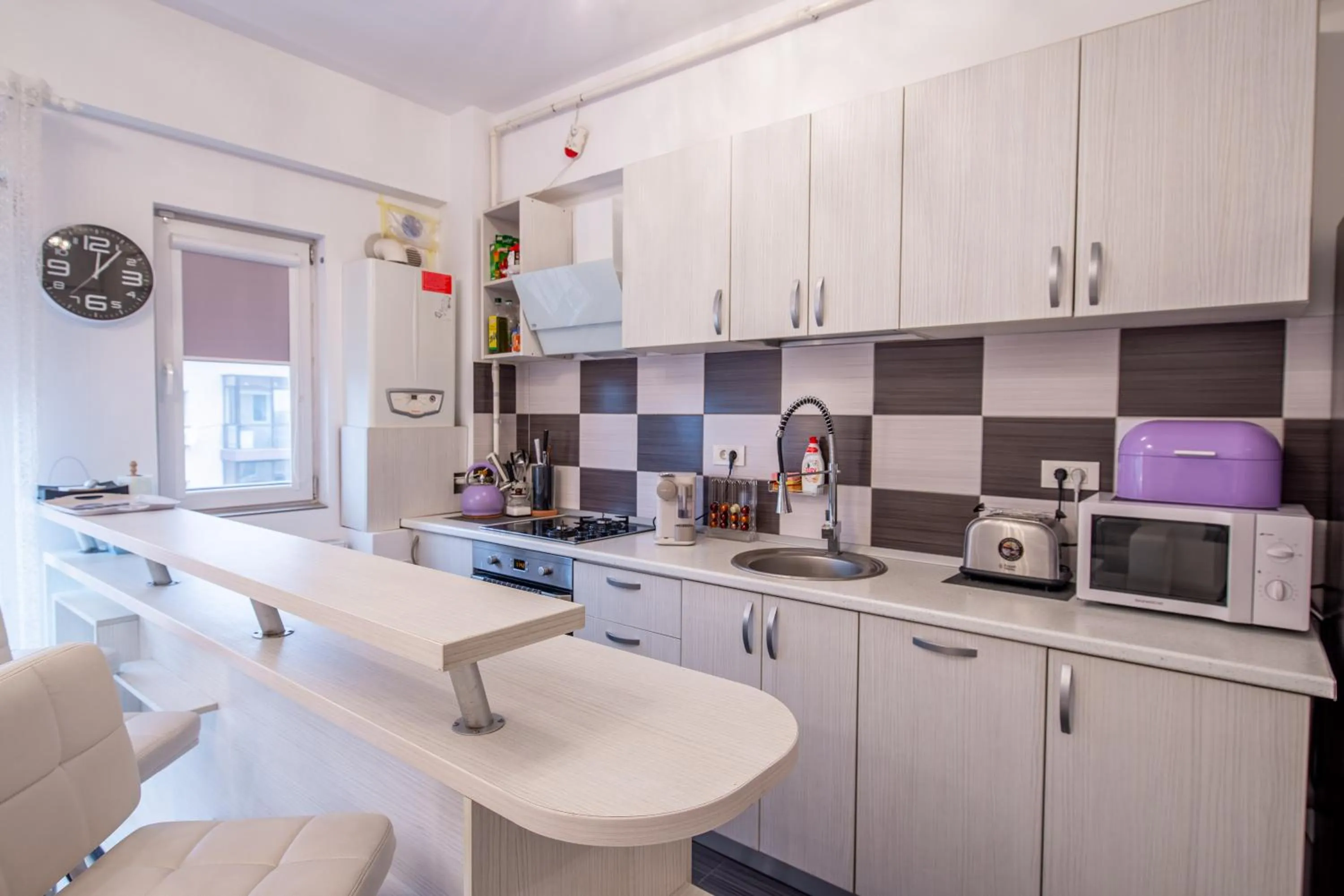 Kitchen or kitchenette in Studio Residence Militari