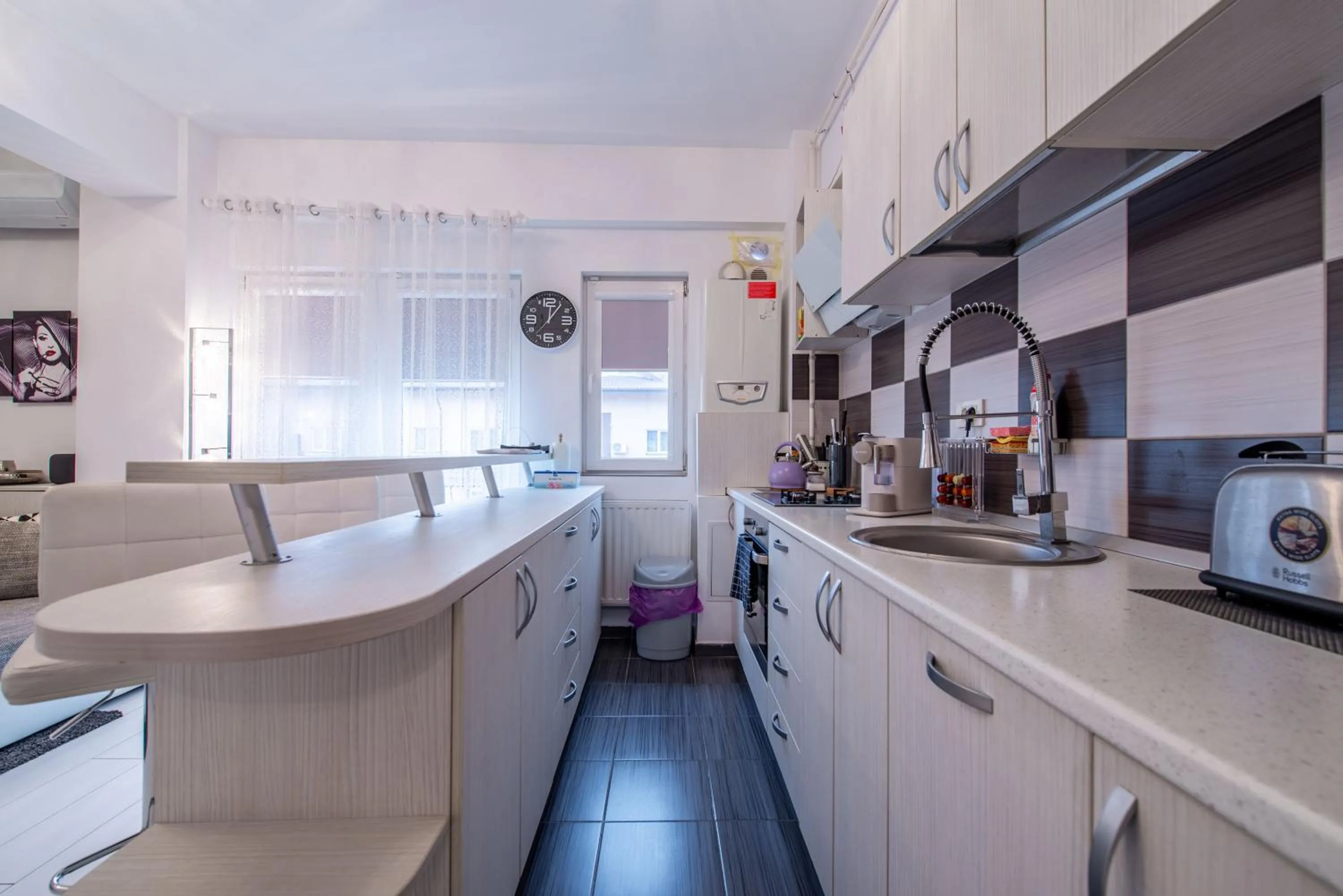 Kitchen or kitchenette in Studio Residence Militari