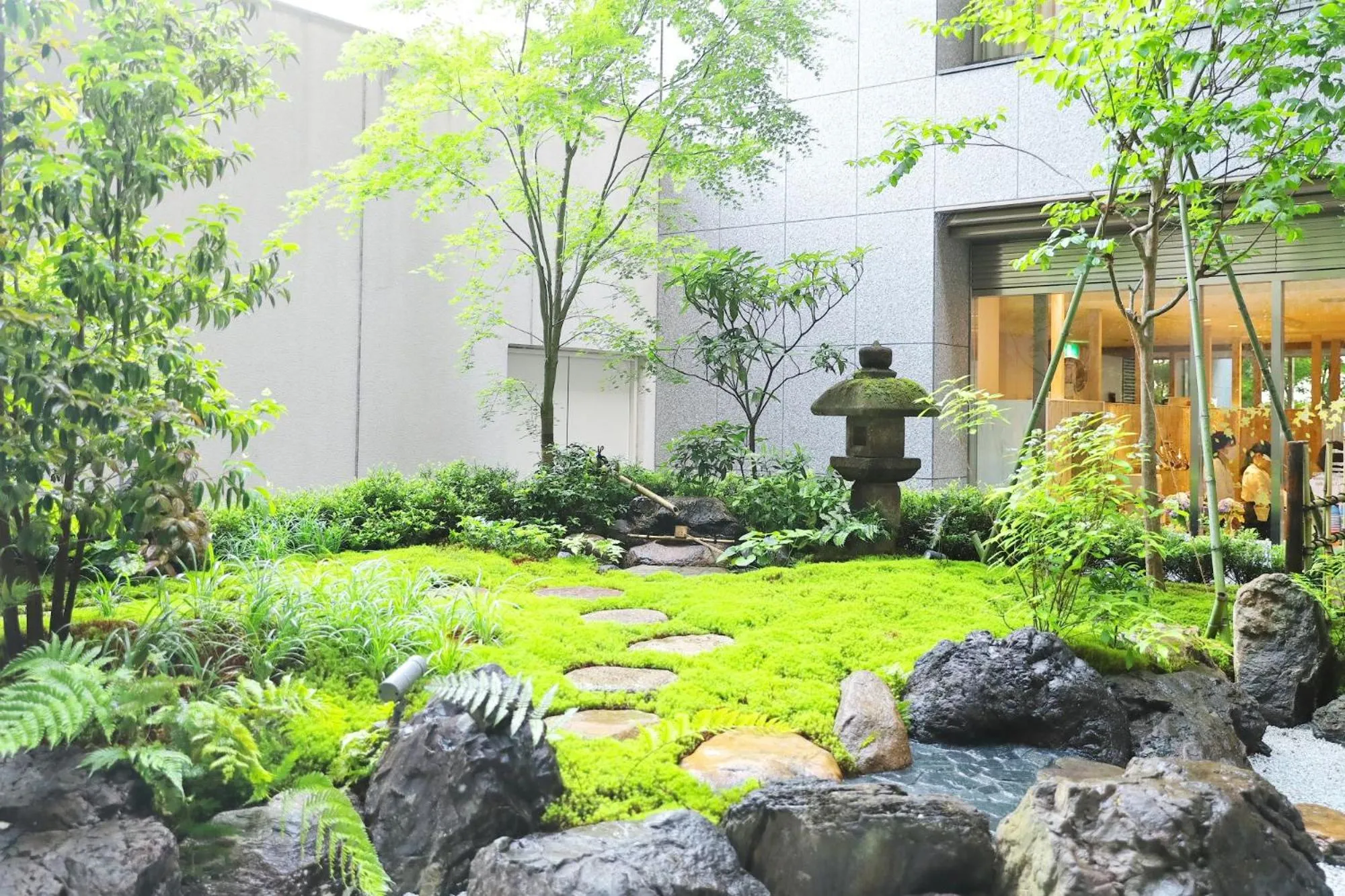 Inner courtyard view in Hearton Hotel Kyoto