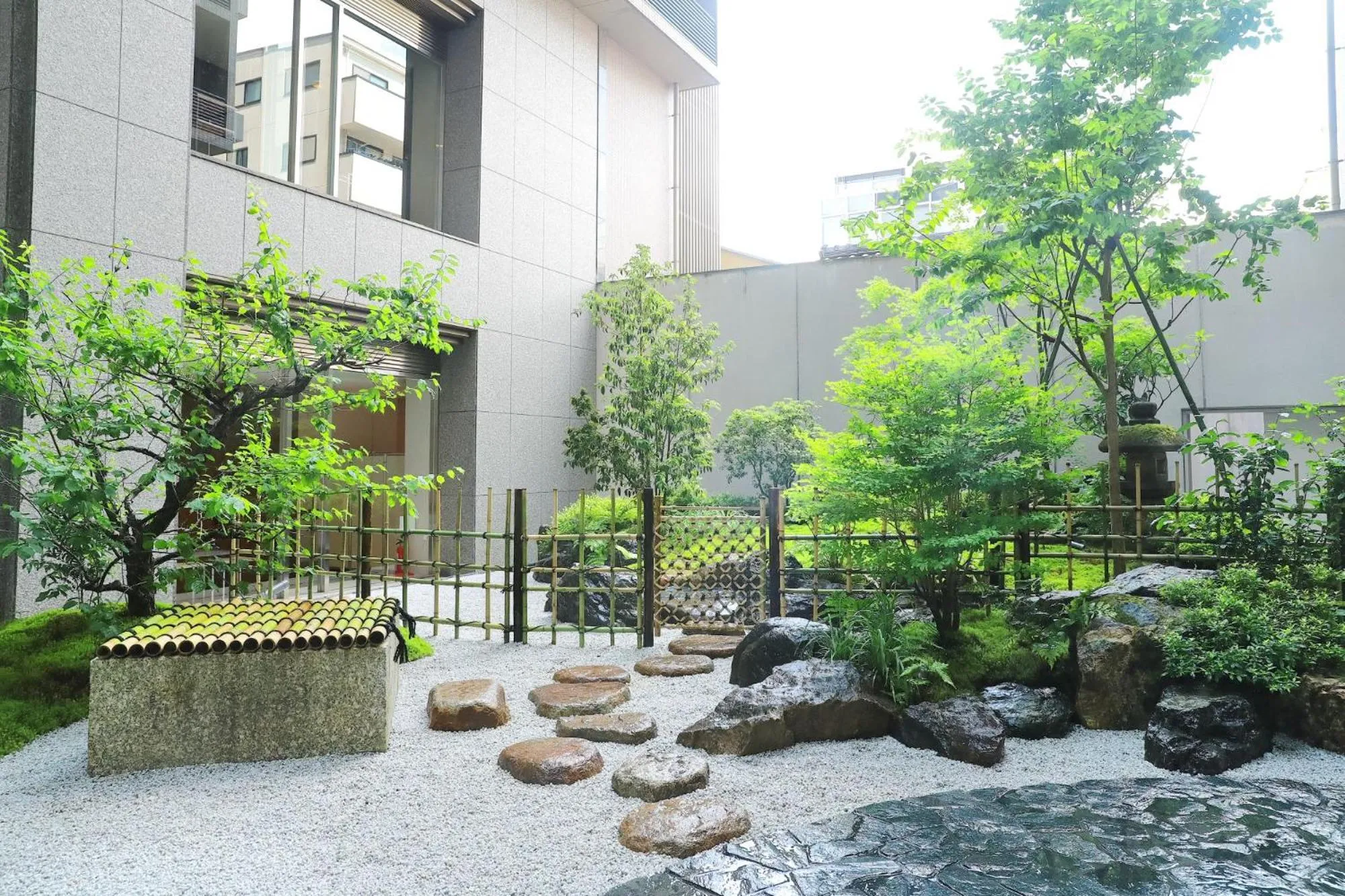 Inner courtyard view in Hearton Hotel Kyoto