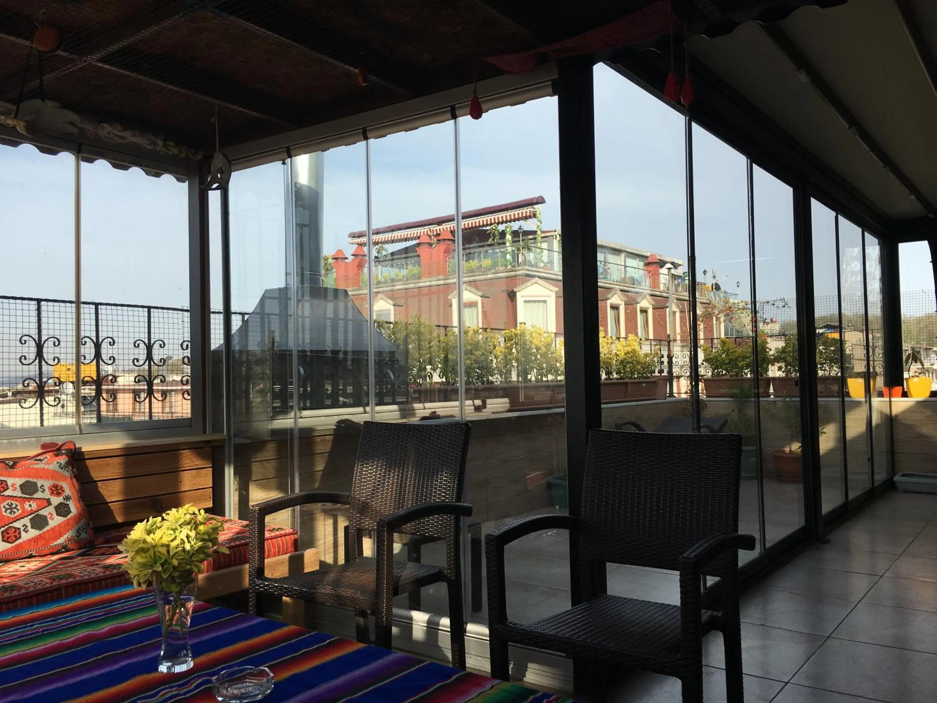 Balcony/Terrace in Second Home Hostel