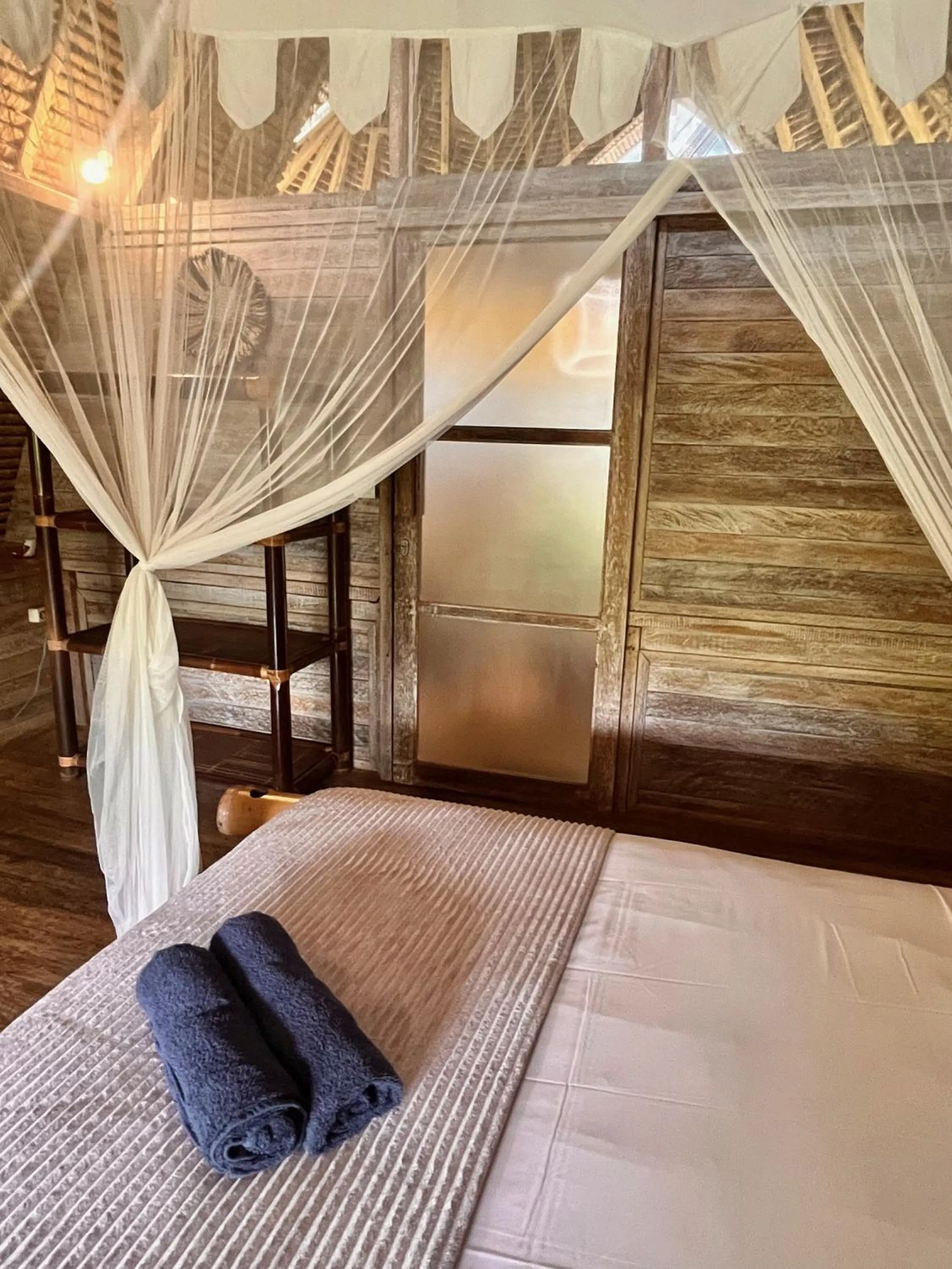 Bed in Vertical House Bali