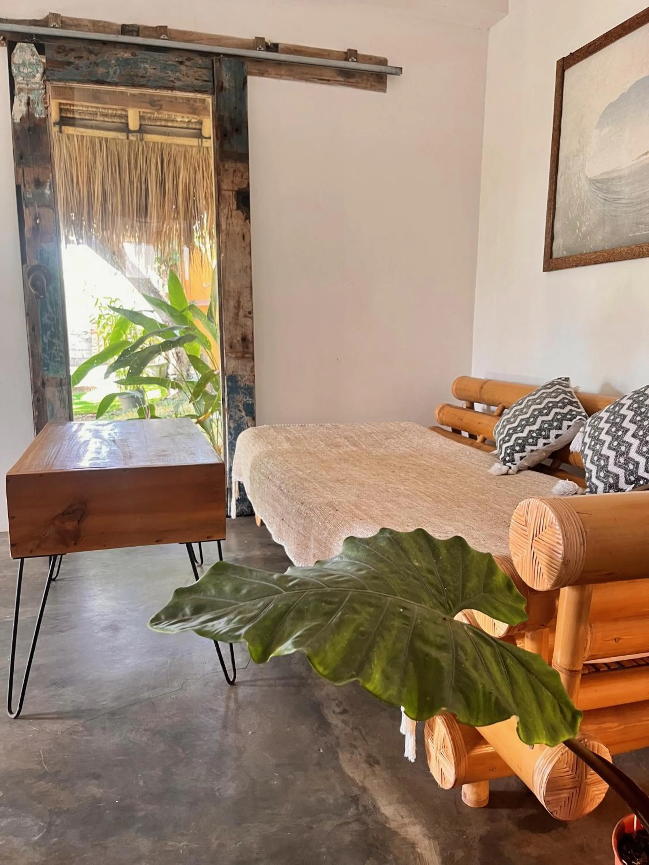 Bed in Vertical House Bali