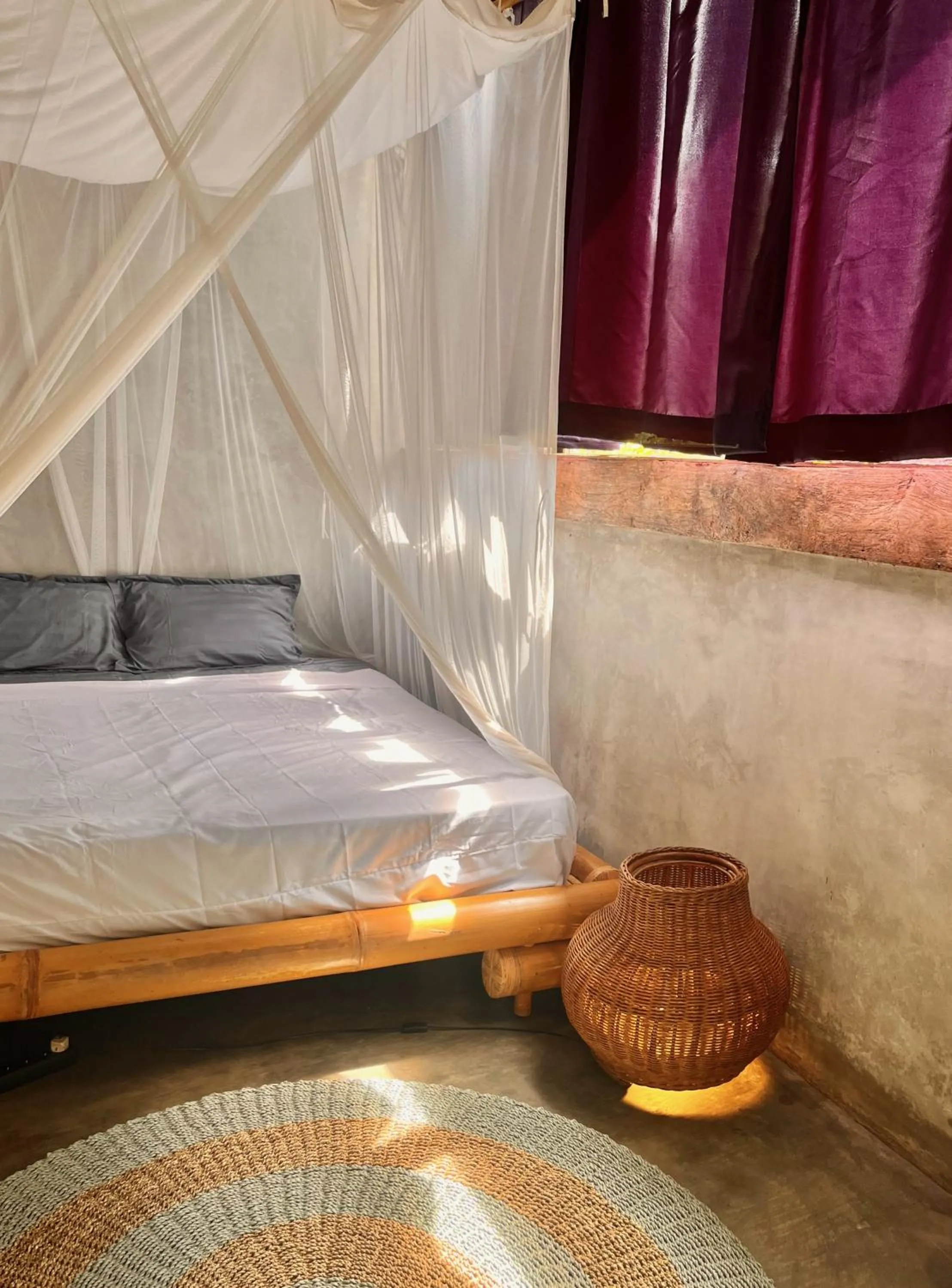 Bed in Vertical House Bali