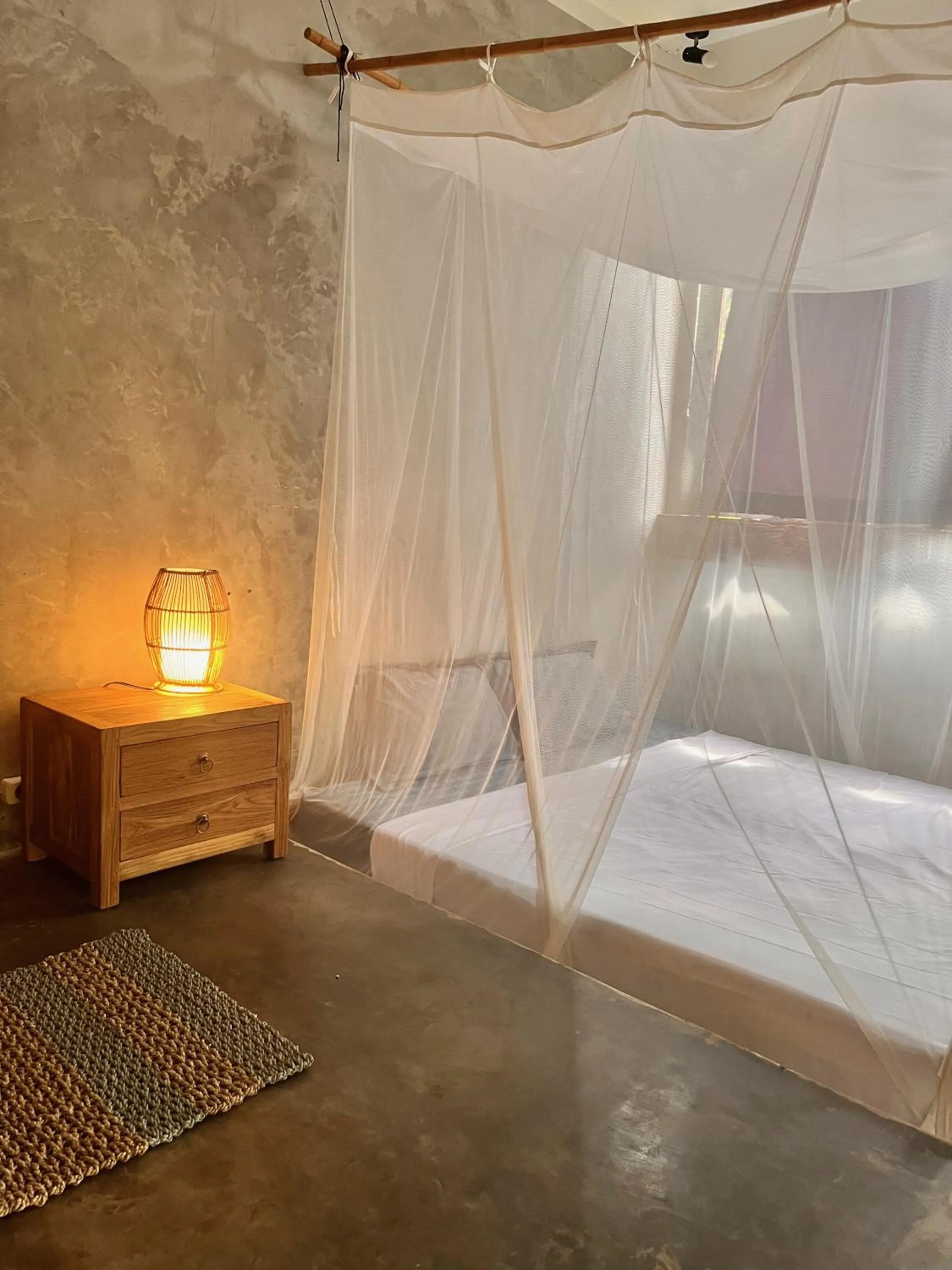 Bed in Vertical House Bali