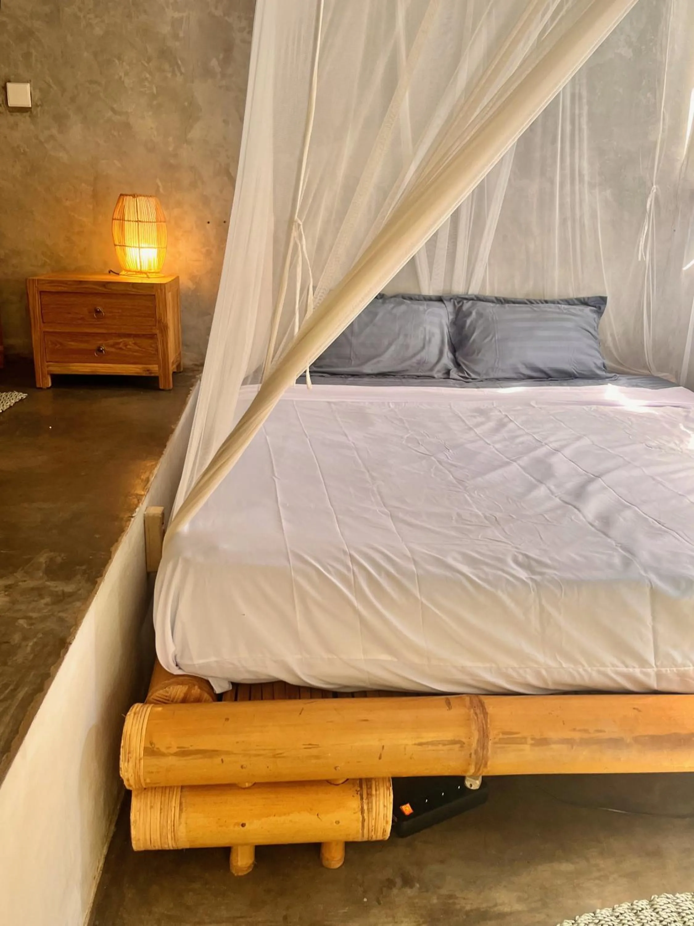 Bed in Vertical House Bali