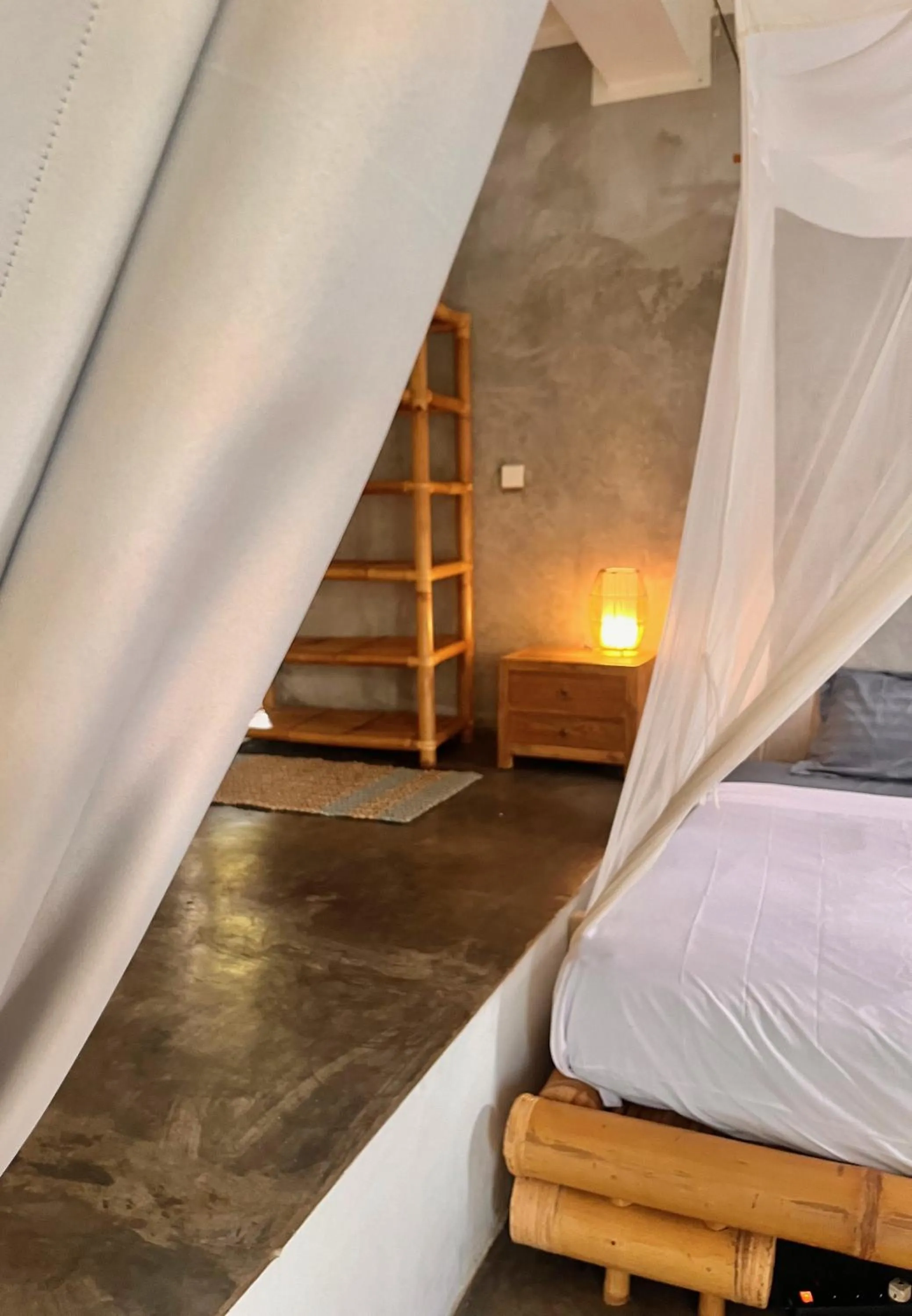 Bed in Vertical House Bali