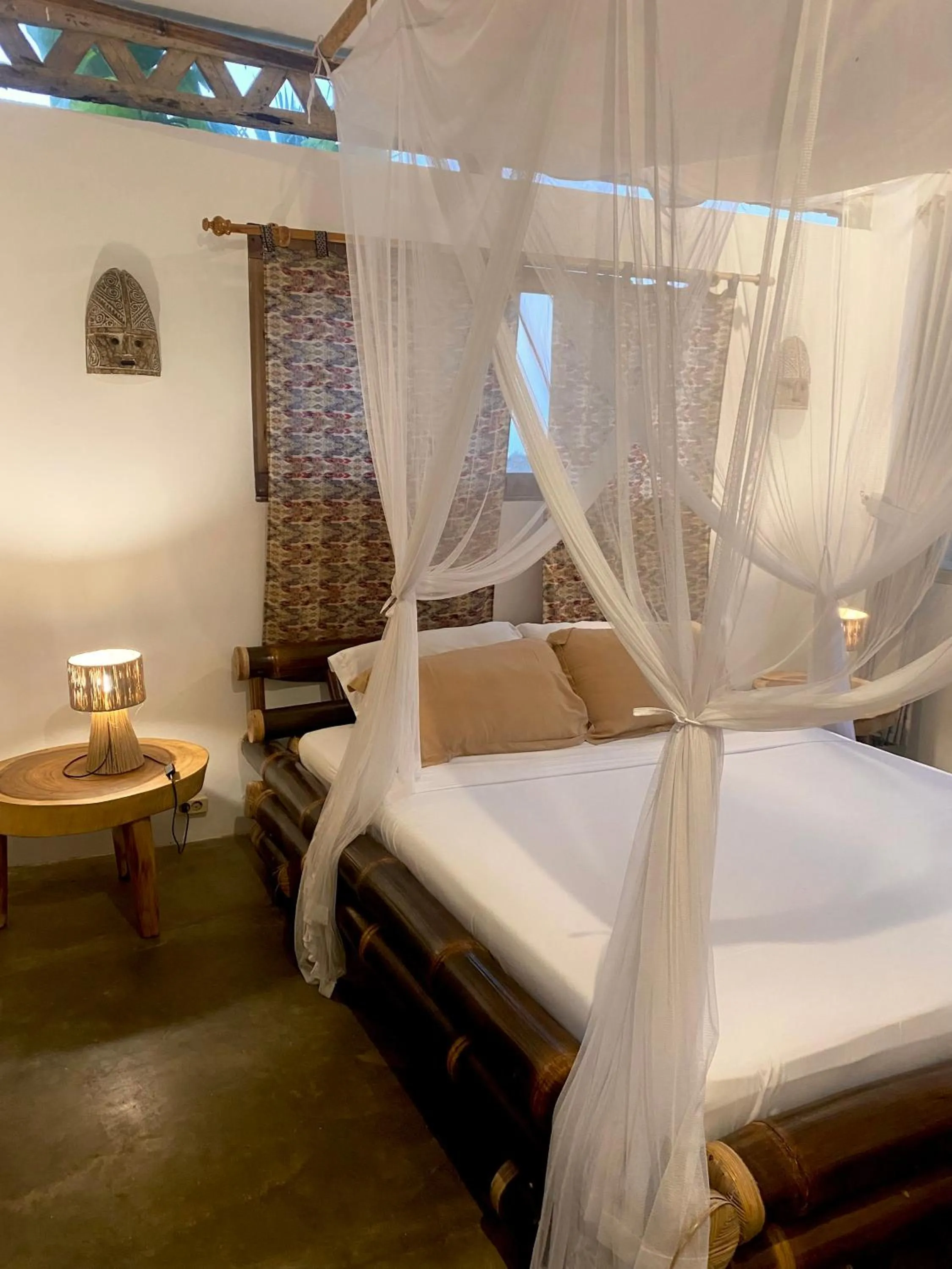 Bed in Vertical House Bali